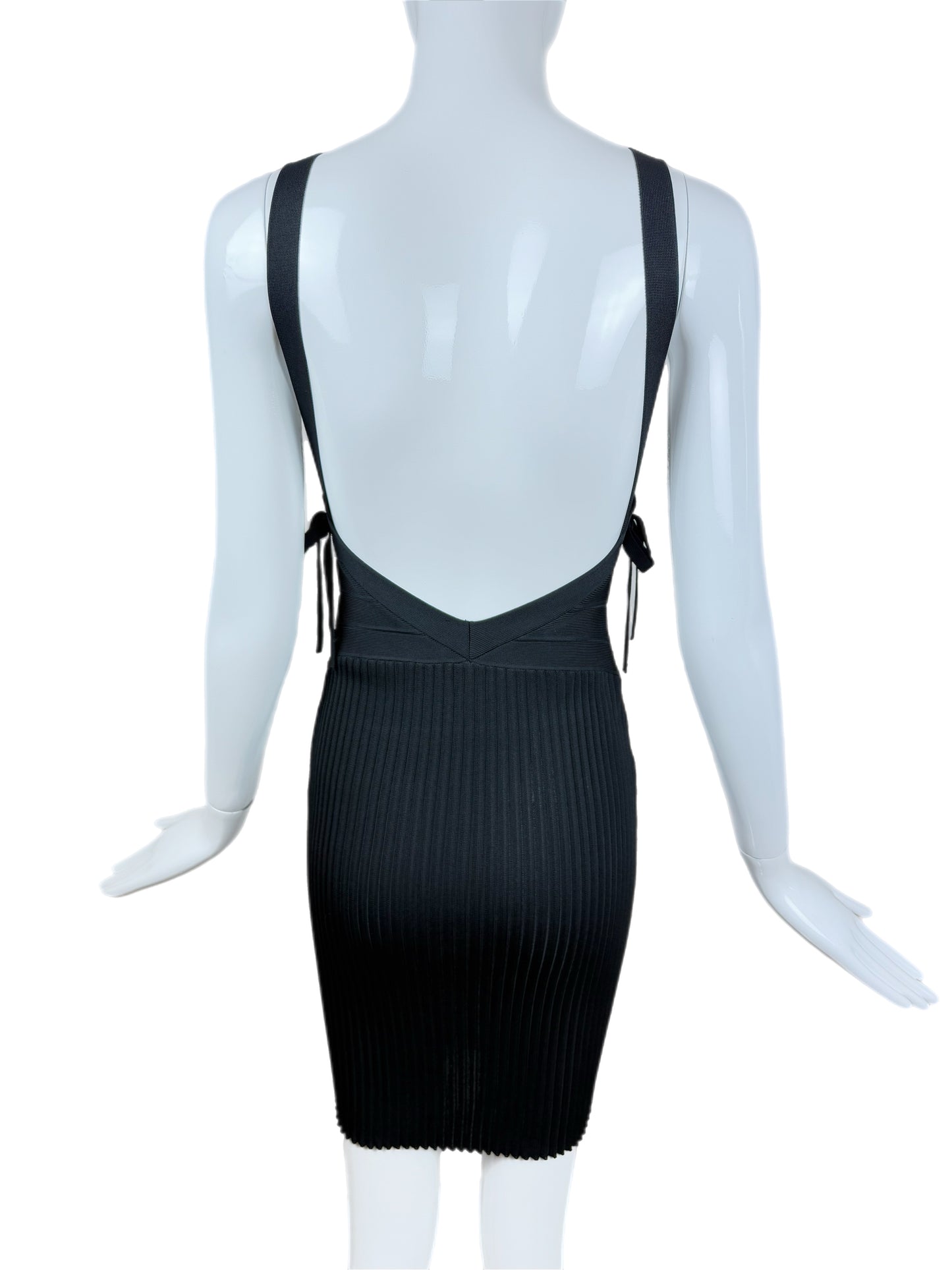 HERVE LEGER 90's Vintage Backless Mini Dress