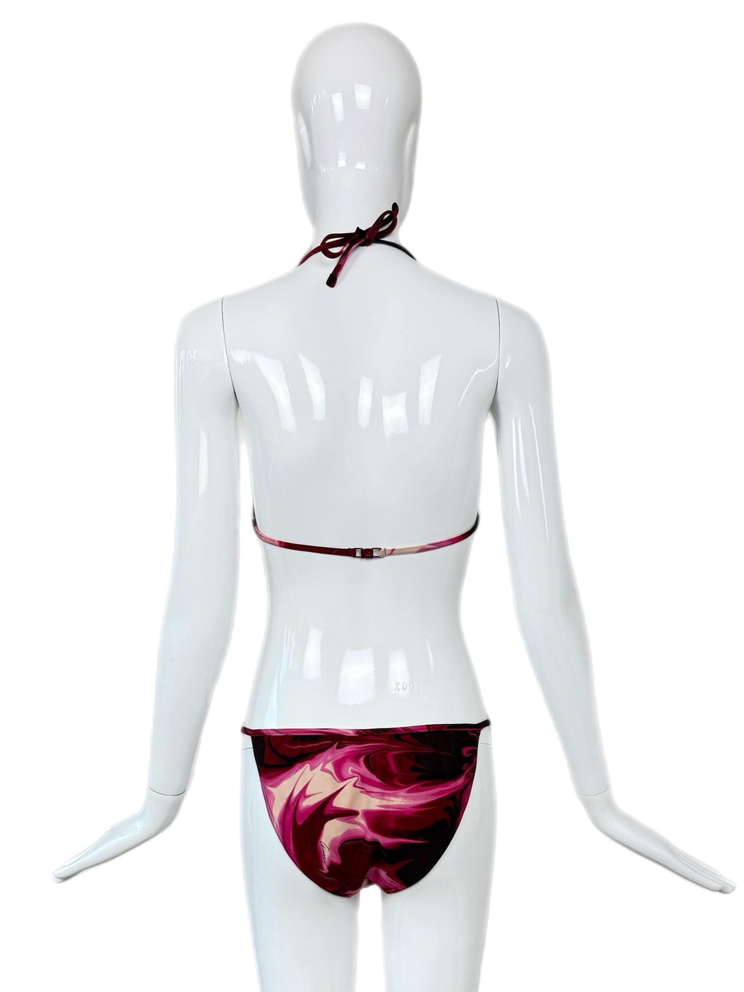 GUCCI by TOM FORD 2001 Vintage Lava Swirl Print Bikini