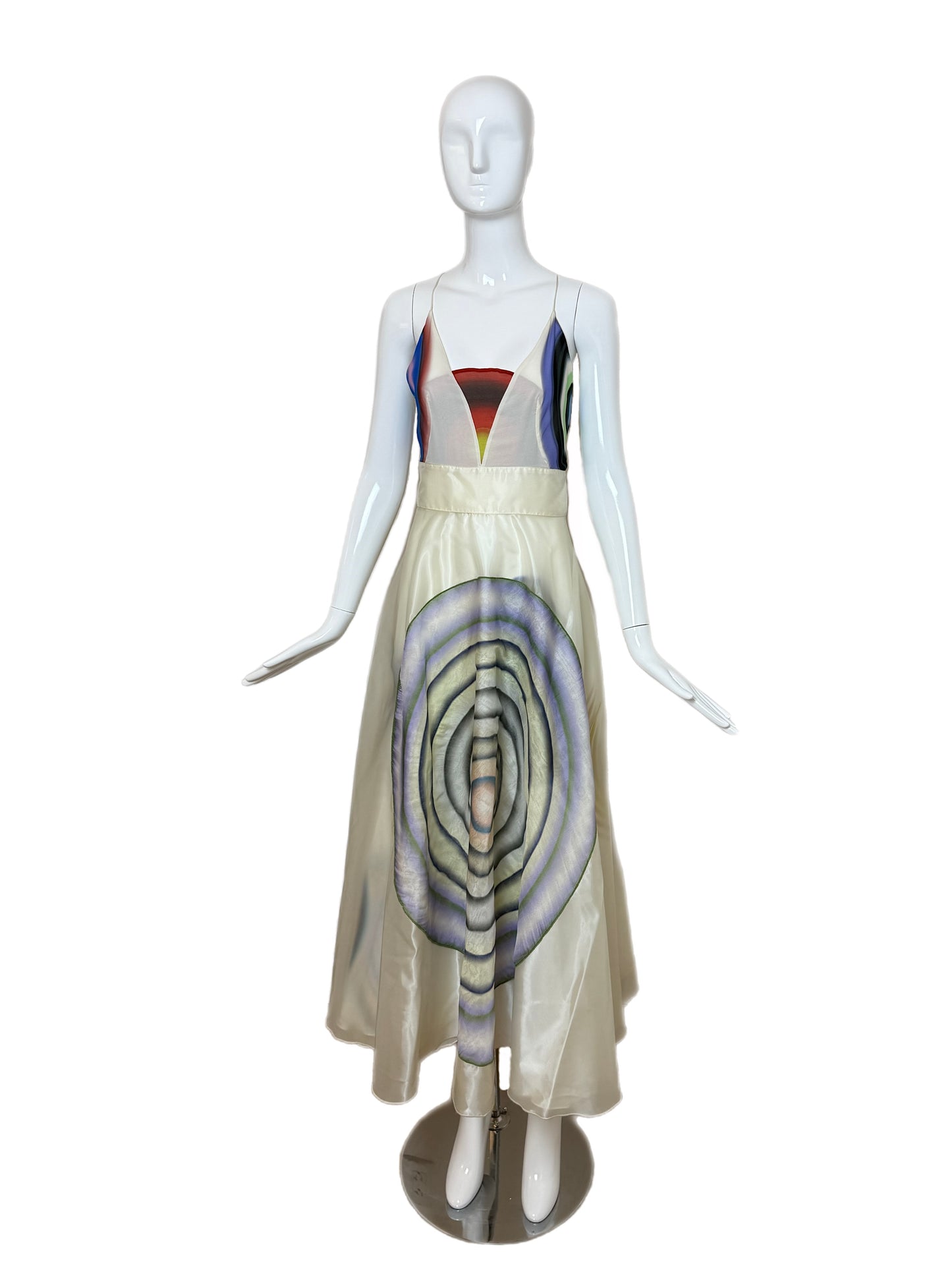 FENDI by KARL LAGERFELD 2008 Vintage Runway Silk Dress
