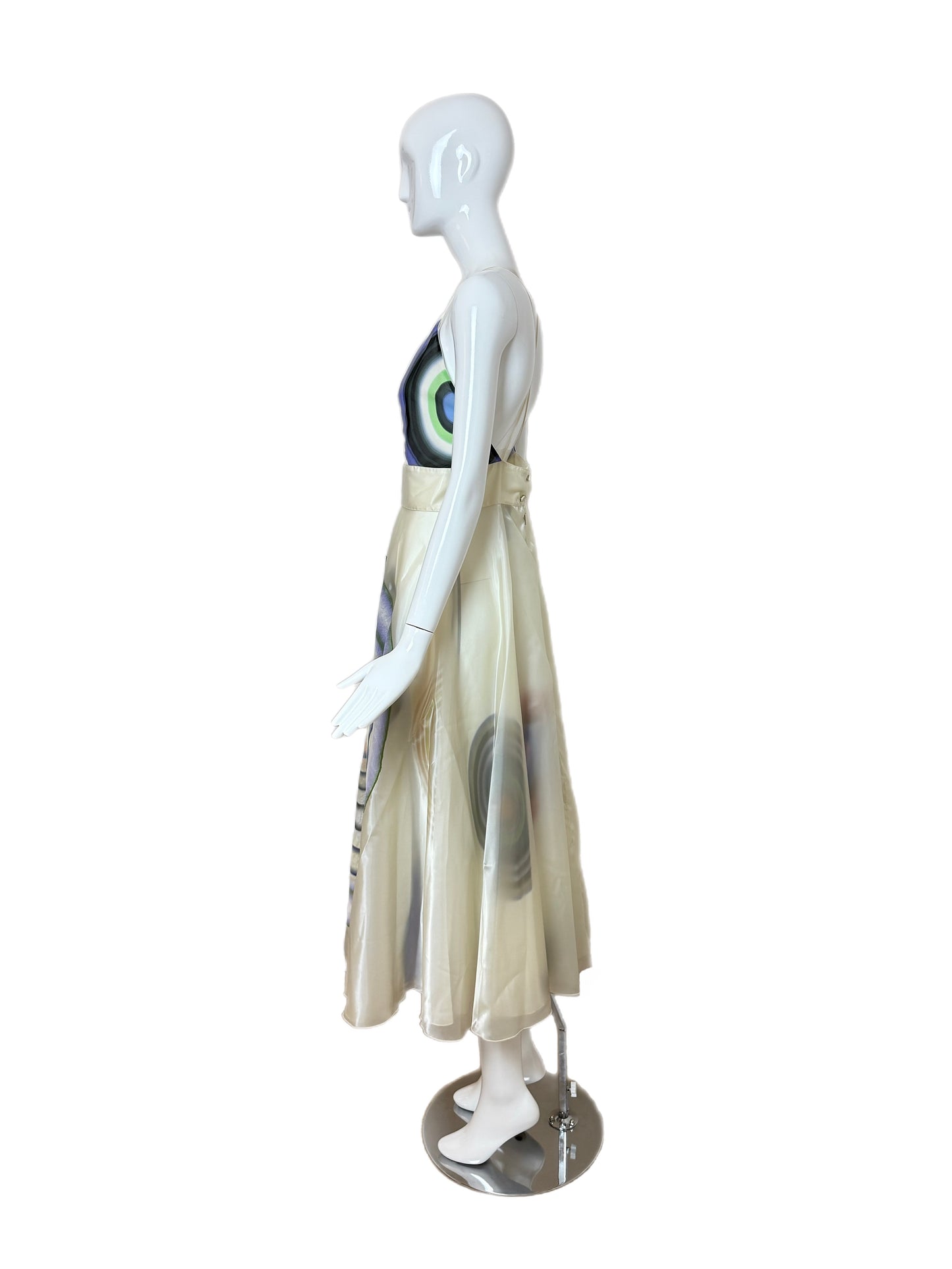 FENDI by KARL LAGERFELD 2008 Vintage Runway Silk Dress