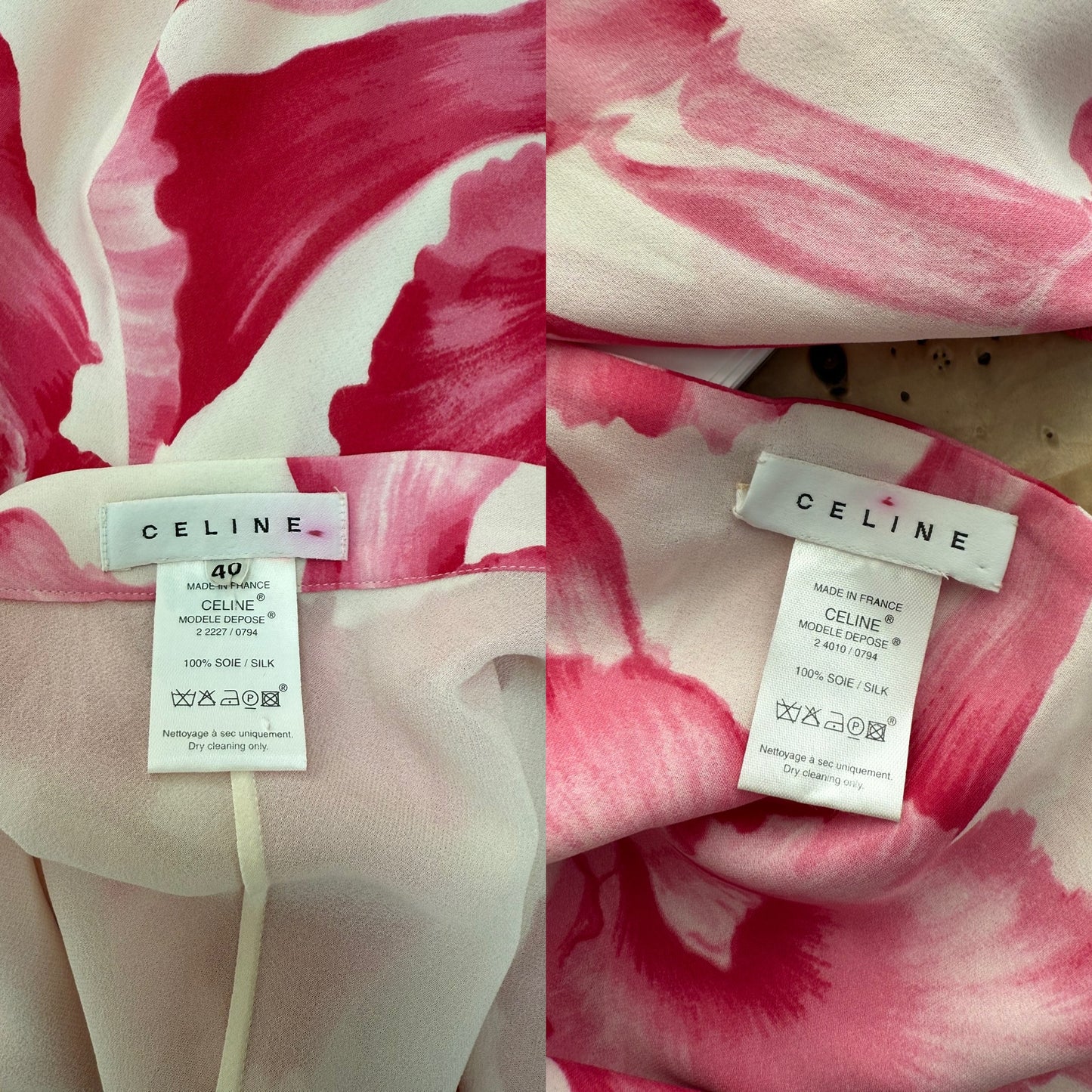CELINE by MICHAEL KORS 2004 Vintage Runway Floral Skirt Set