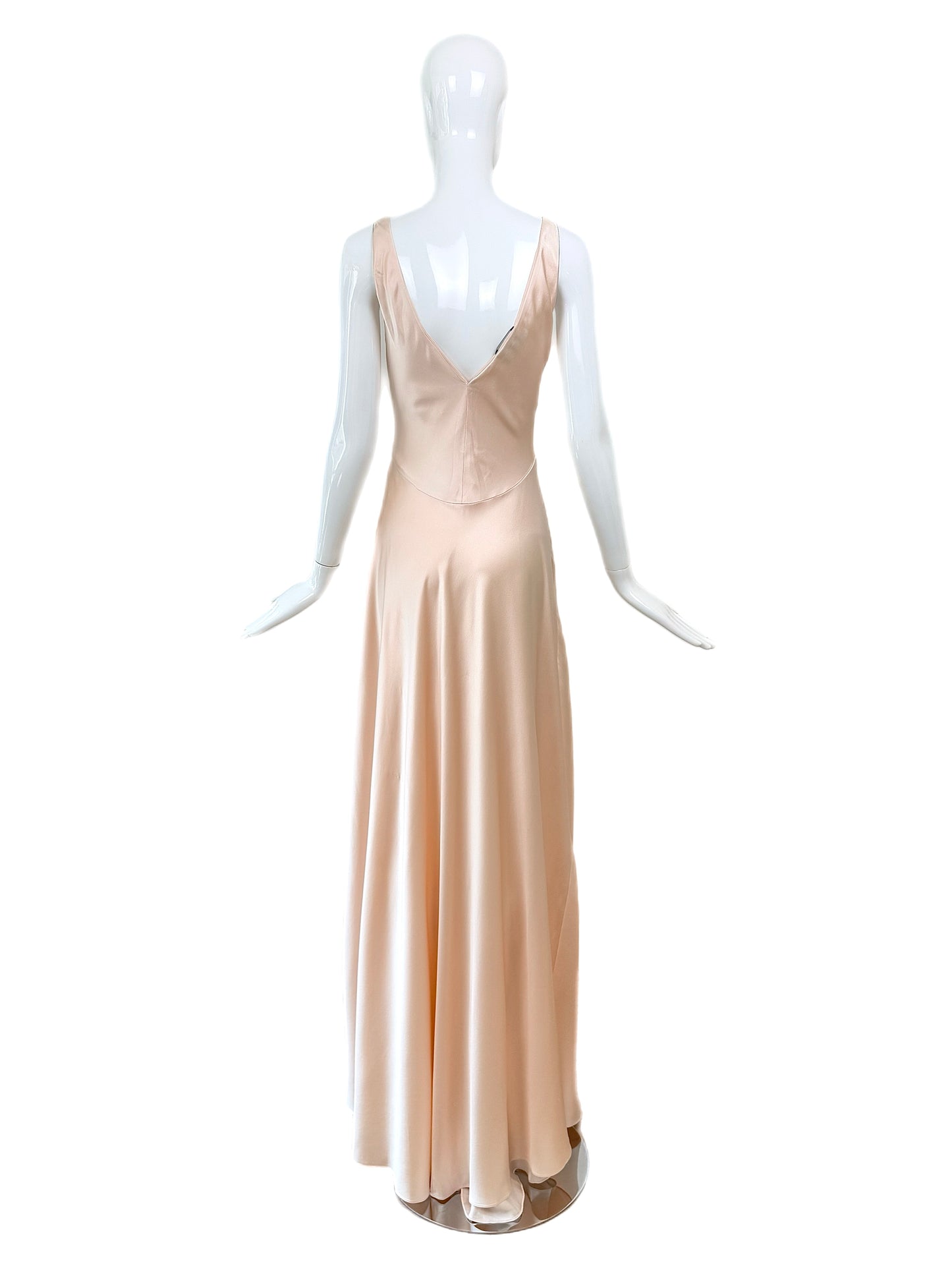 NARCISO RODRIGUEZ 2018 Silk Soft Pink Gown