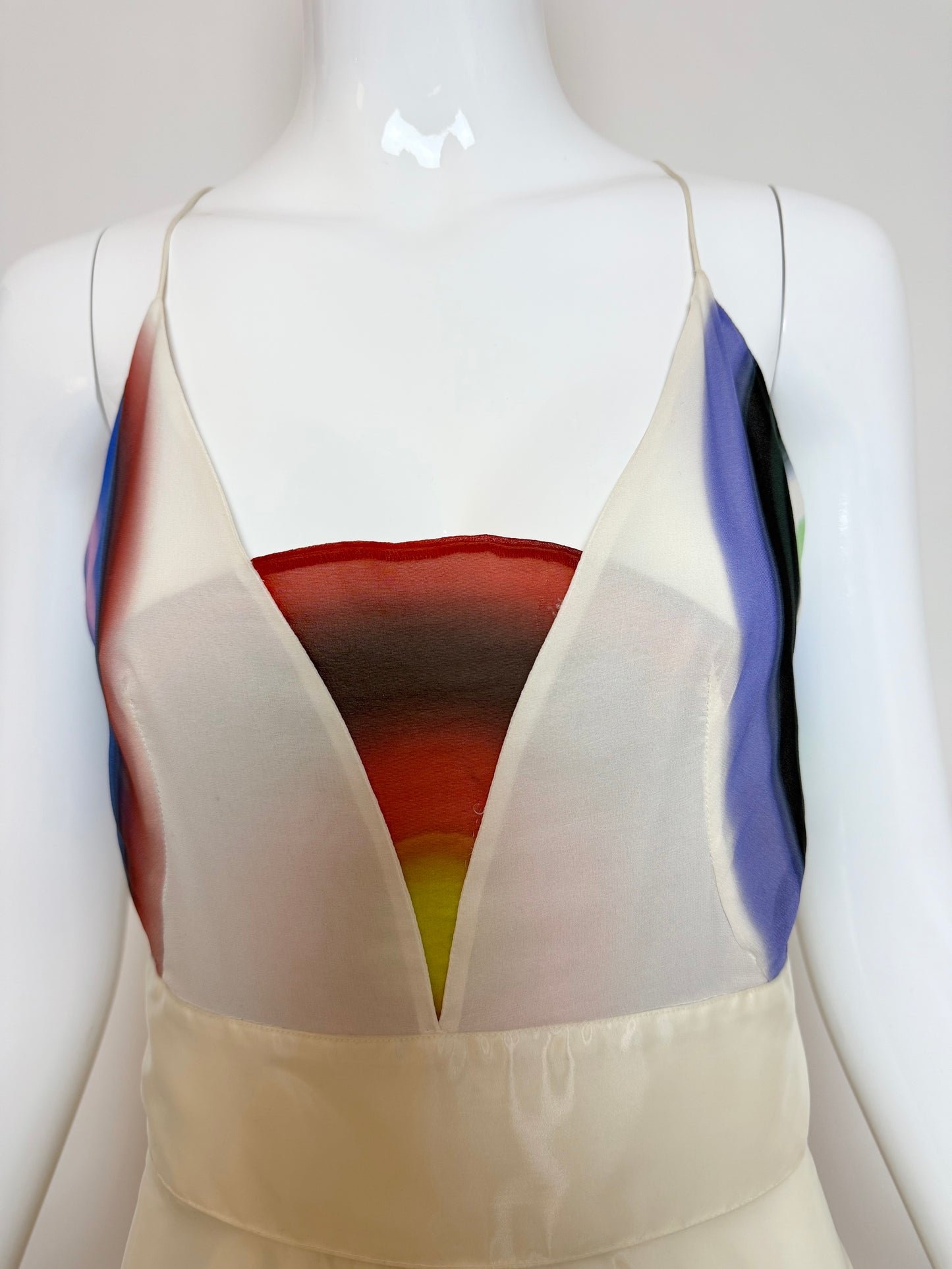 FENDI by KARL LAGERFELD 2008 Vintage Runway Silk Dress