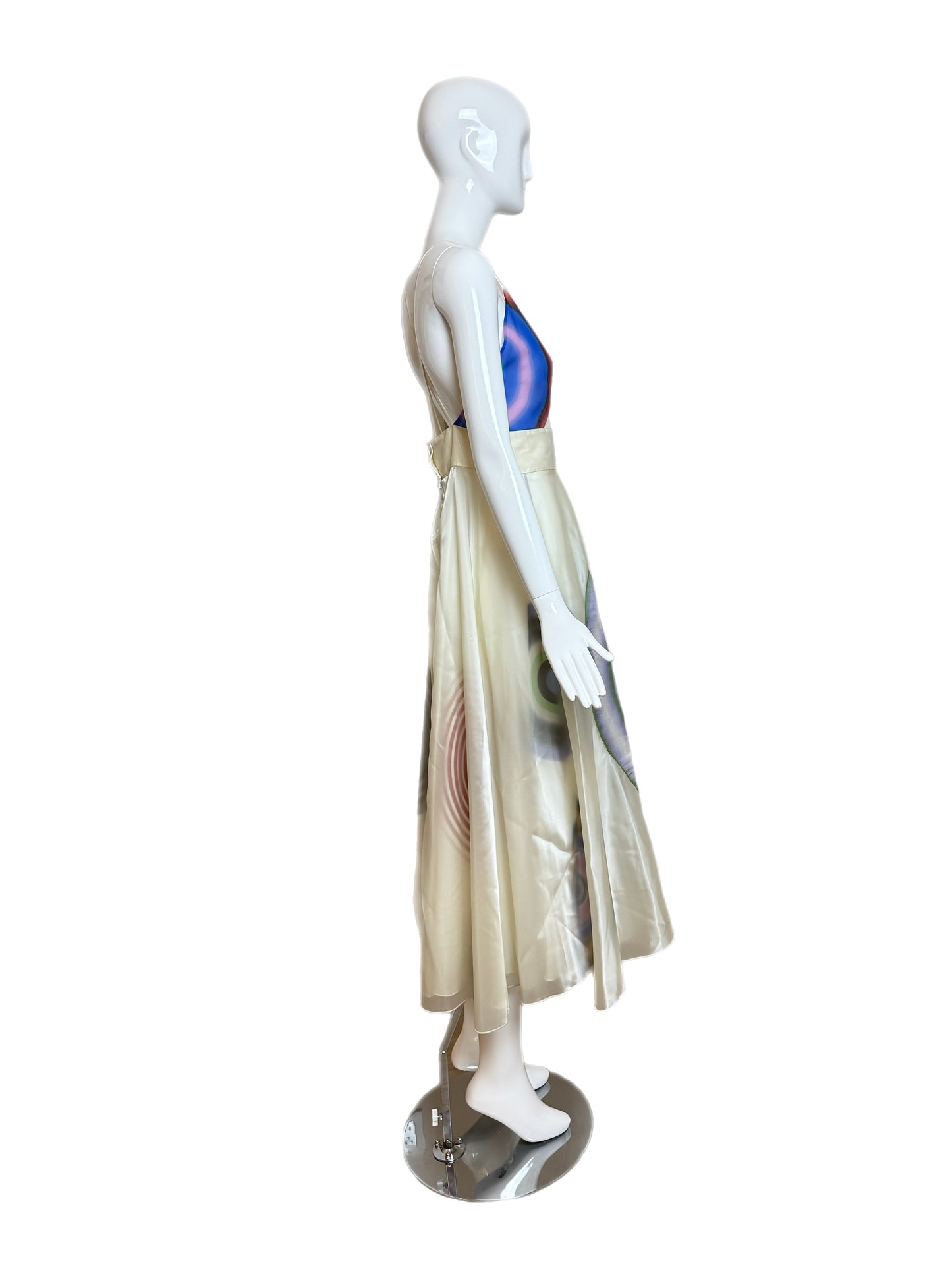 FENDI by KARL LAGERFELD 2008 Vintage Runway Silk Dress