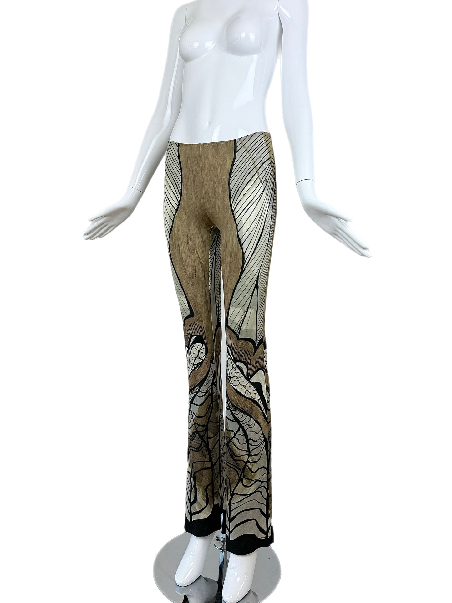 ALBERTA FERRETTI 2016 Runway Print Pants