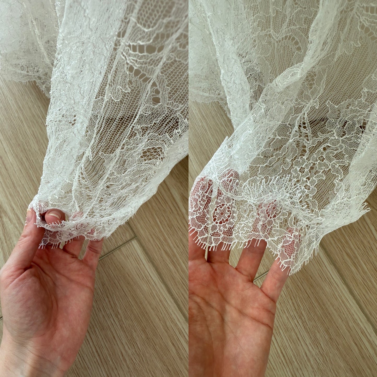DAVID FIELDEN 2017 Runway Sample Ivory Lace Bridal Gown