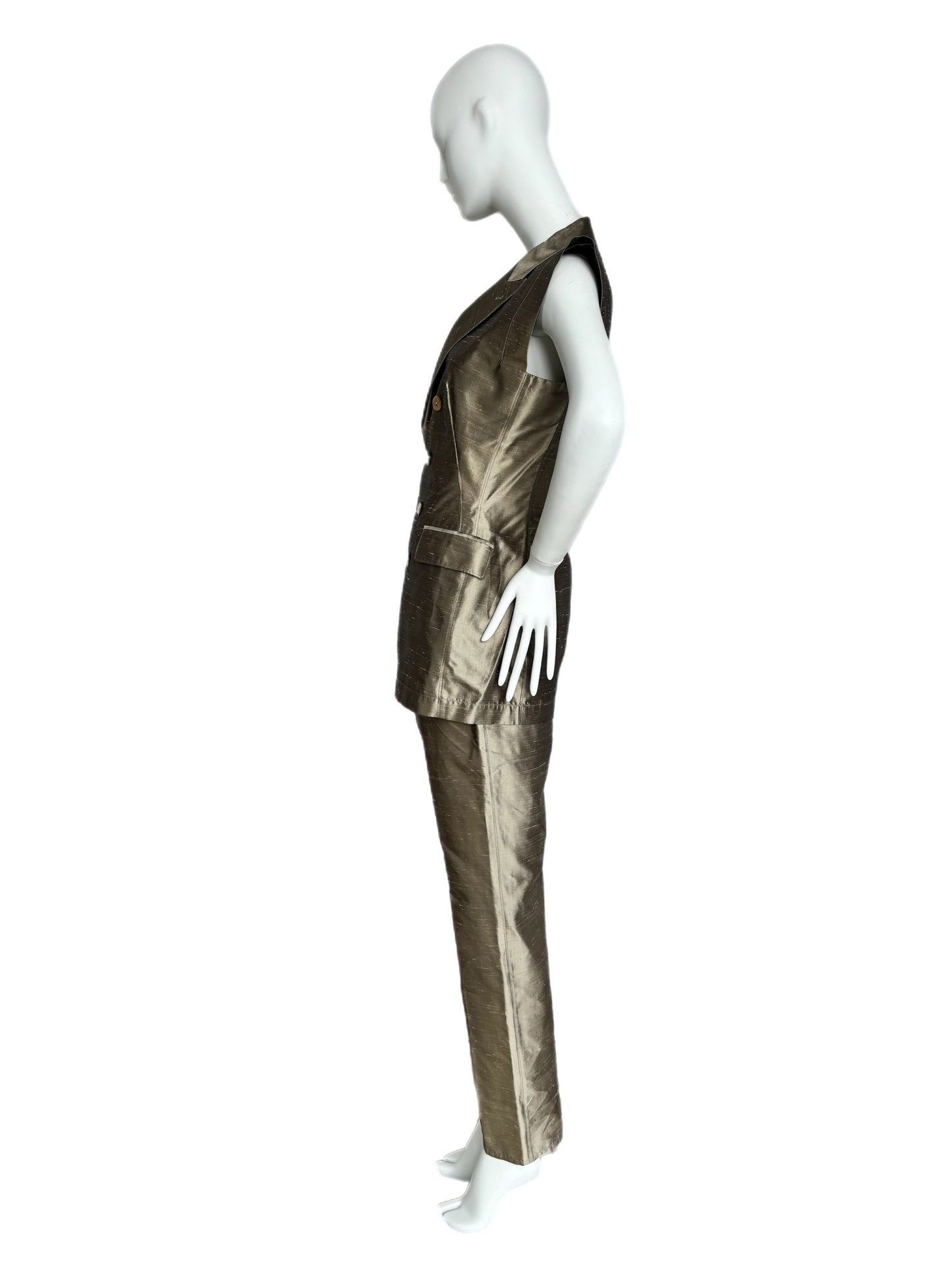 JEAN PAUL GAULTIER Vintage Silk Double Breasted Suit