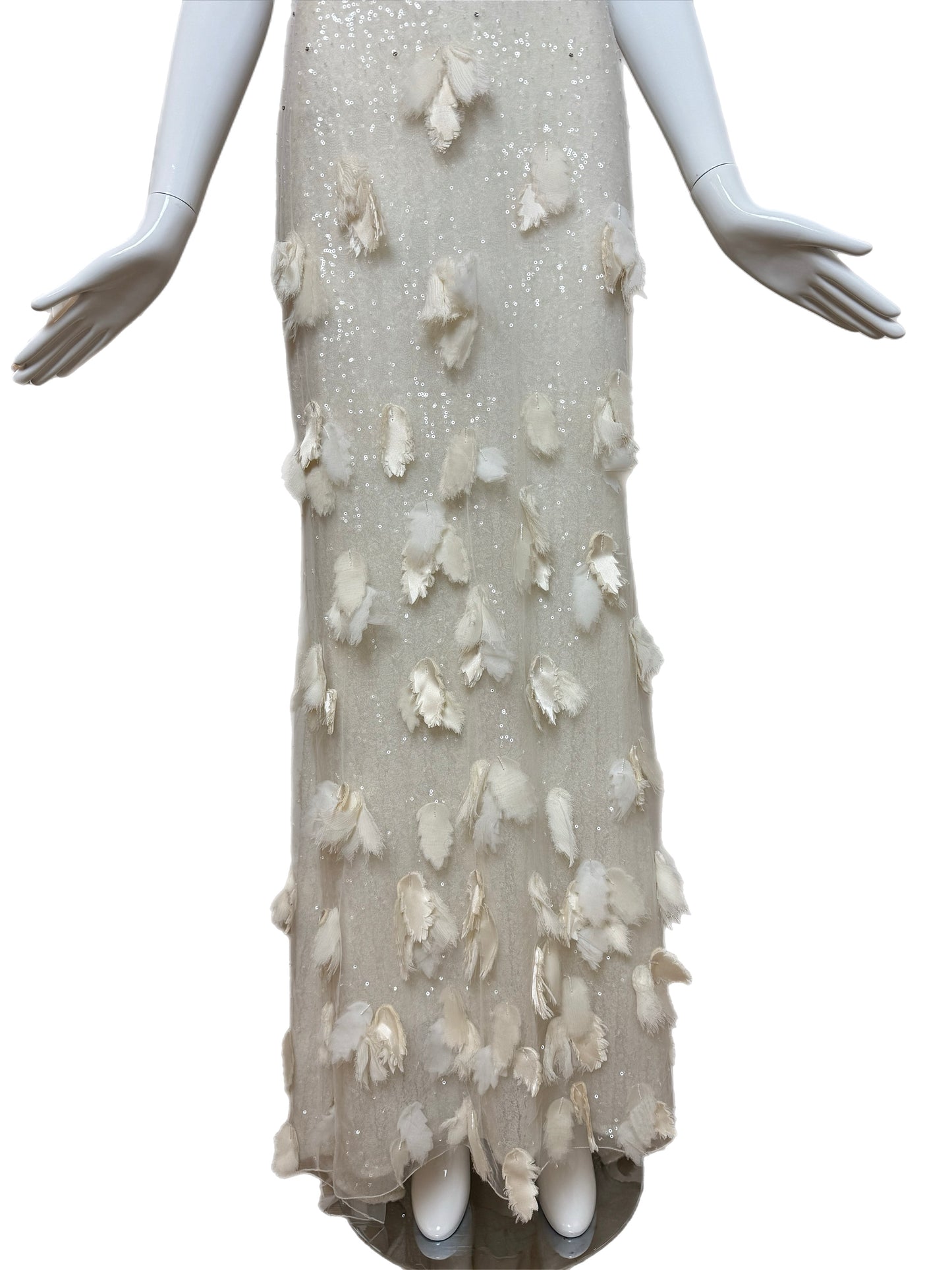 BADGLEY MISCHKA COUTURE 2011 Vintage Runway Bridal Wedding Gown