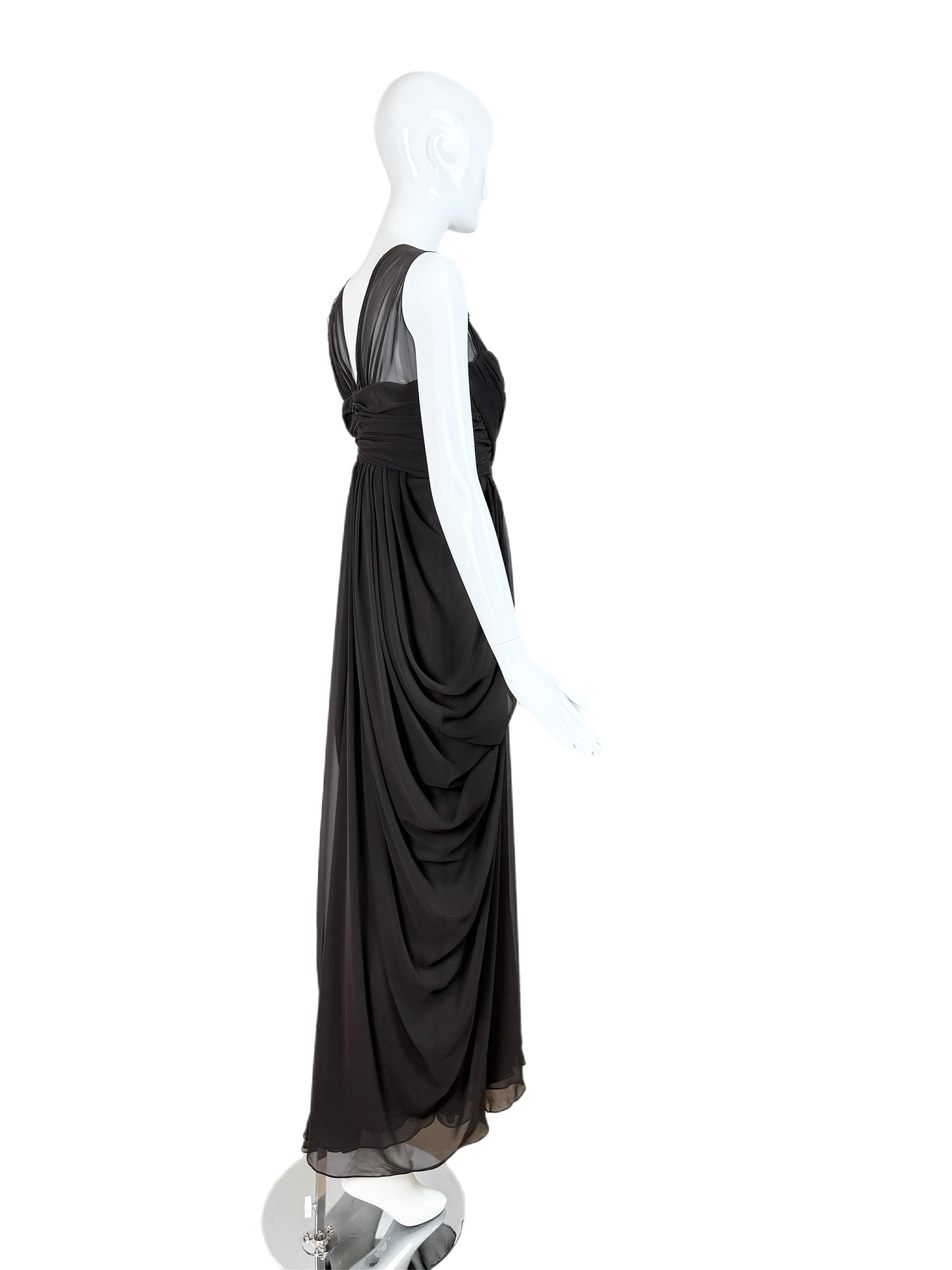 VERA WANG 2006 Vintage Runway Grecian Gown
