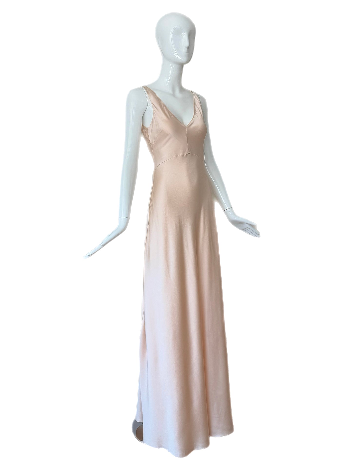 NARCISO RODRIGUEZ 2018 Silk Soft Pink Gown