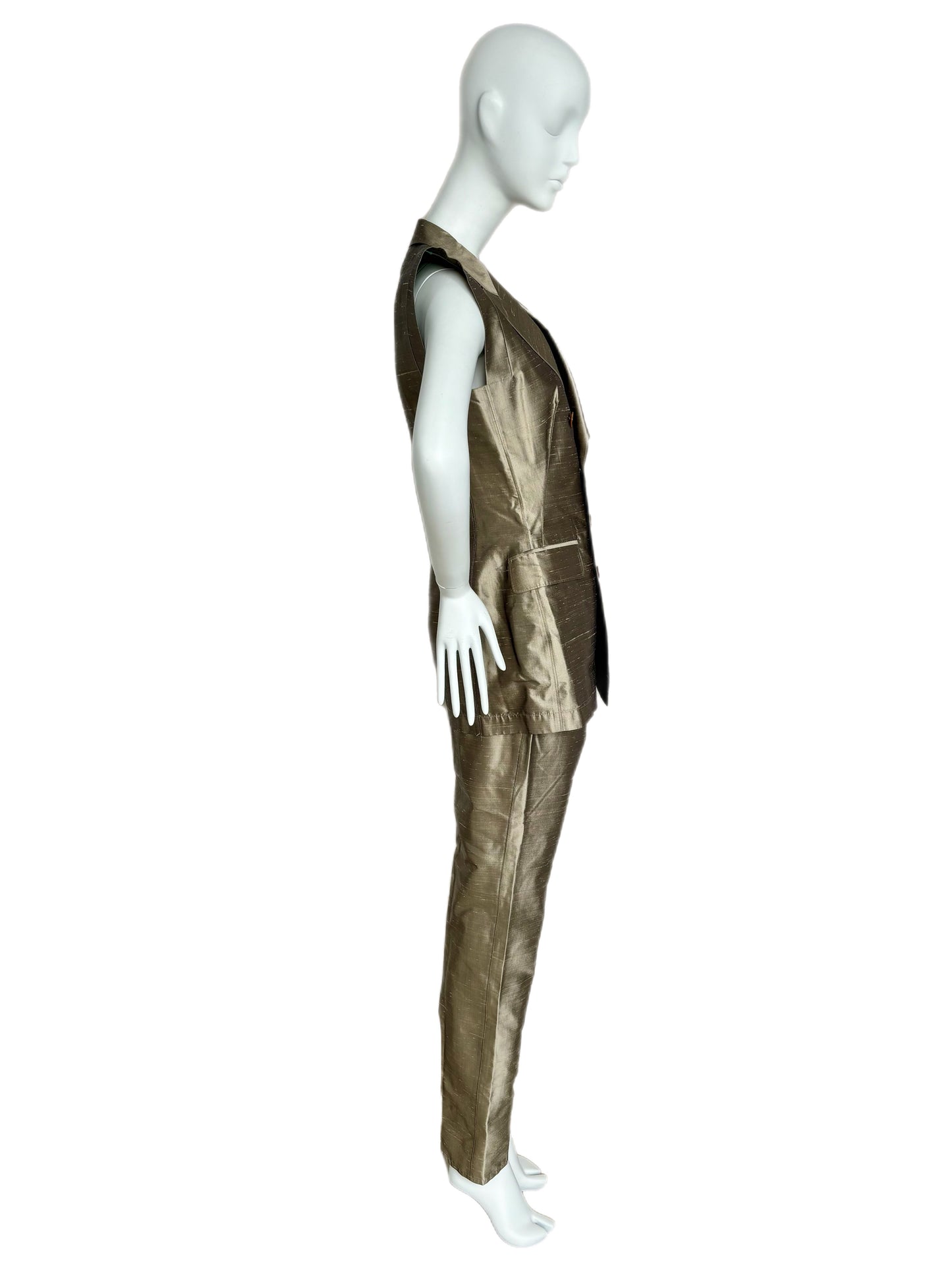 JEAN PAUL GAULTIER Vintage Silk Double Breasted Suit