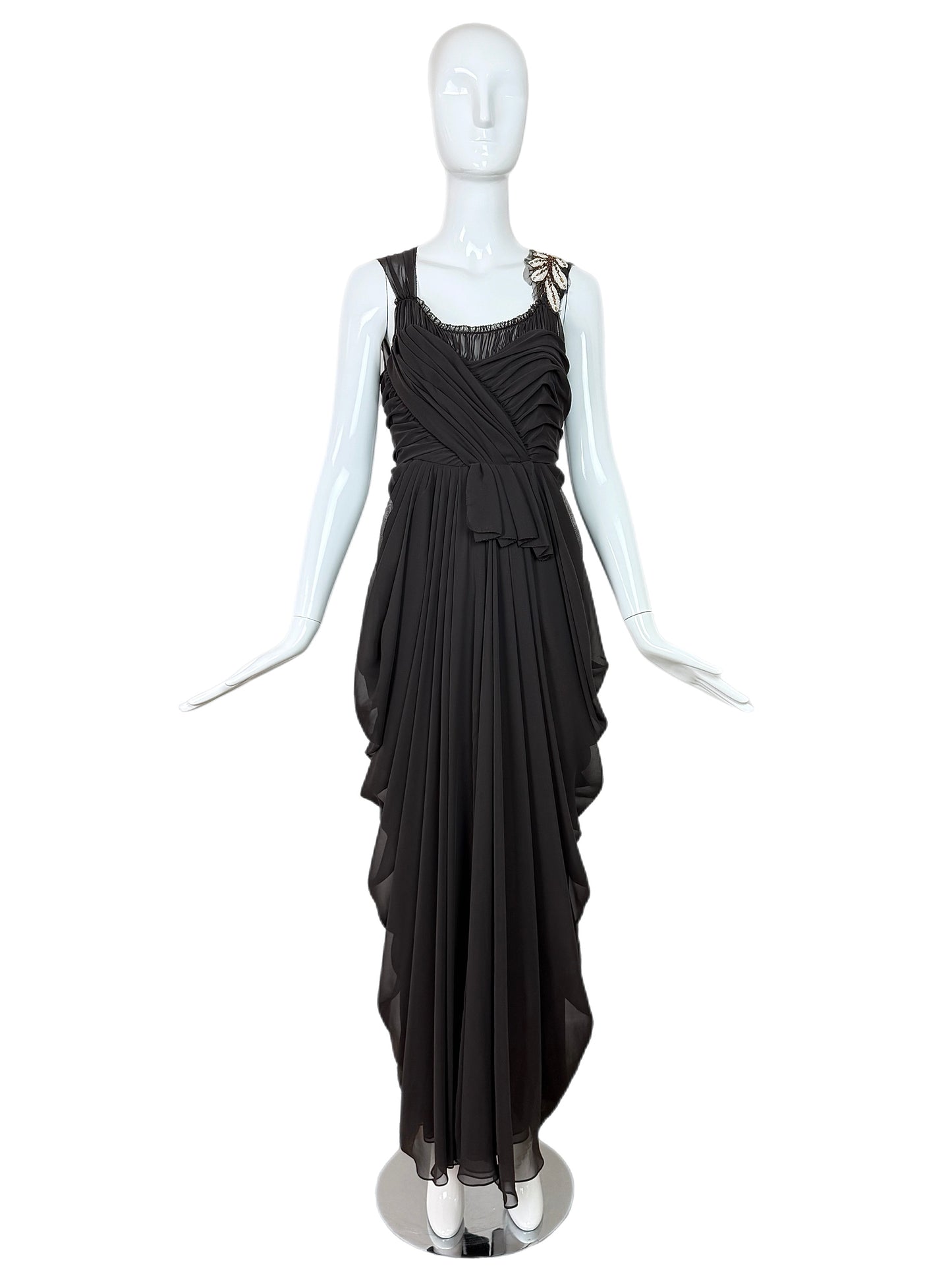 VERA WANG 2006 Vintage Runway Grecian Gown