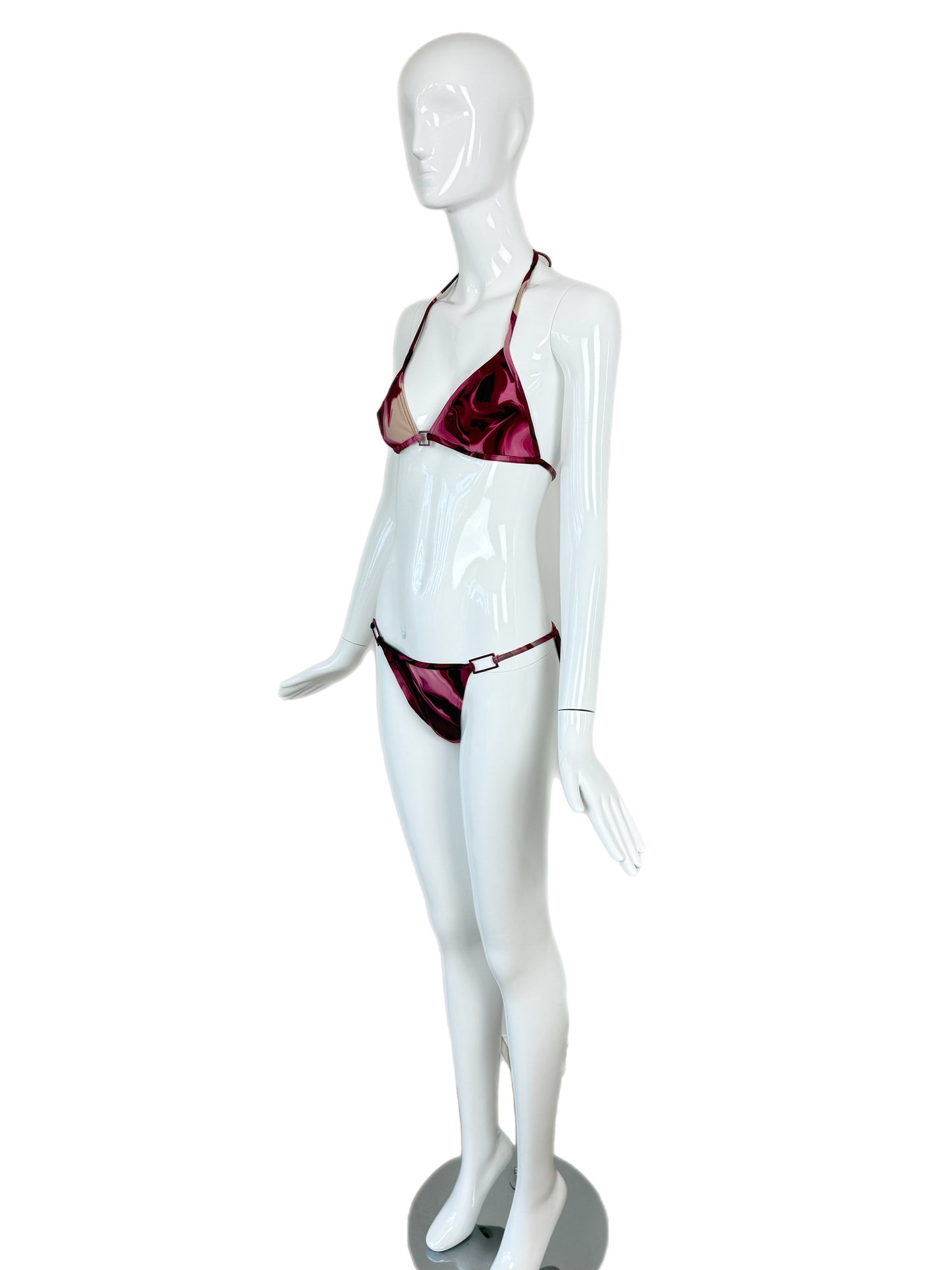 GUCCI by TOM FORD 2001 Vintage Lava Swirl Print Bikini