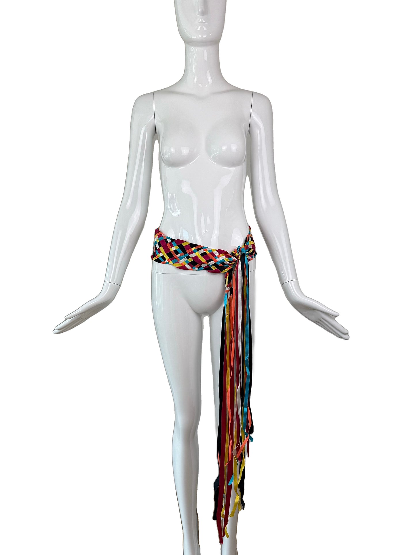 DOLCE & GABBANA 2002 Vintage Runway Ribbon Belt