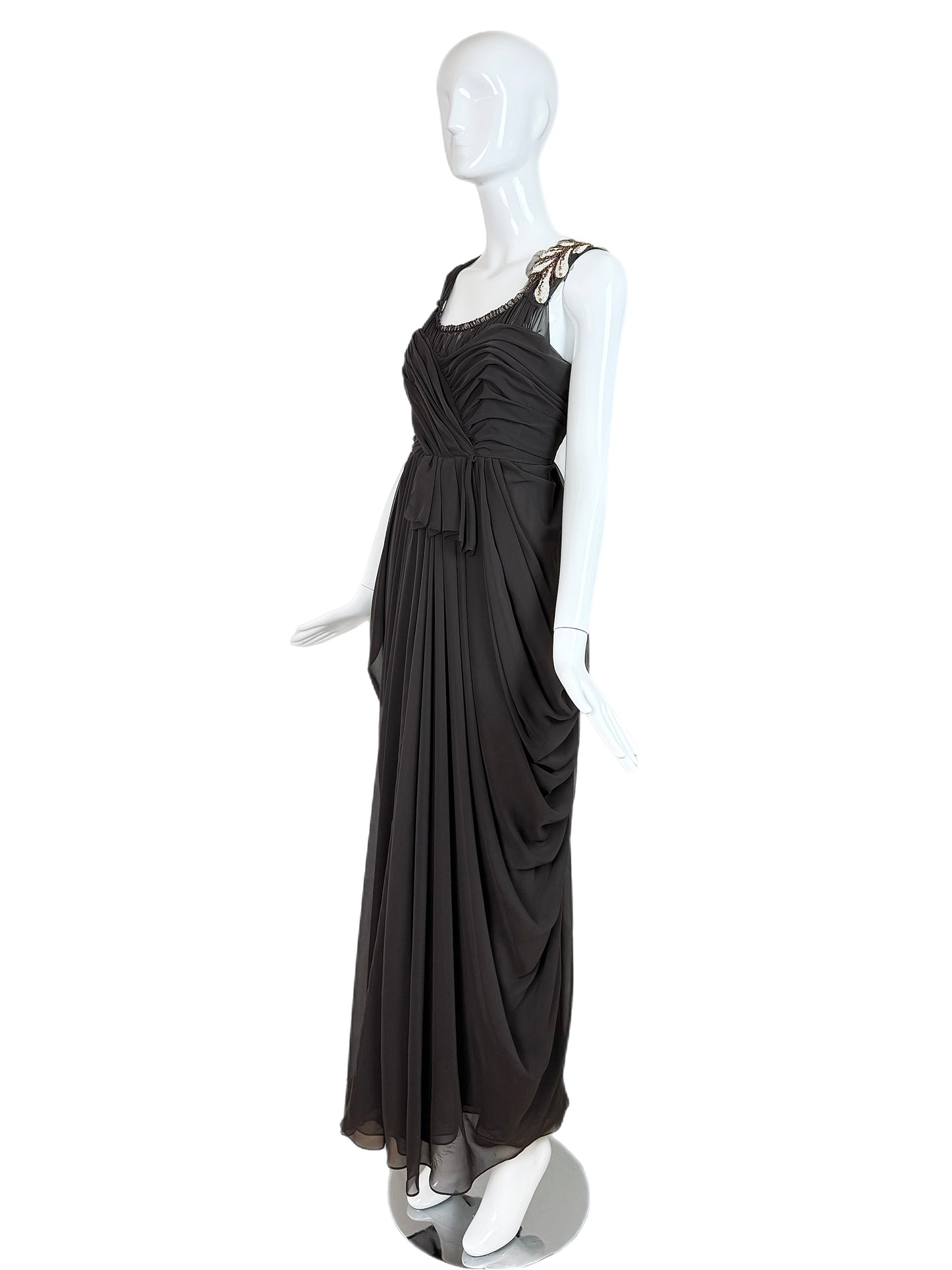 VERA WANG 2006 Vintage Runway Grecian Gown