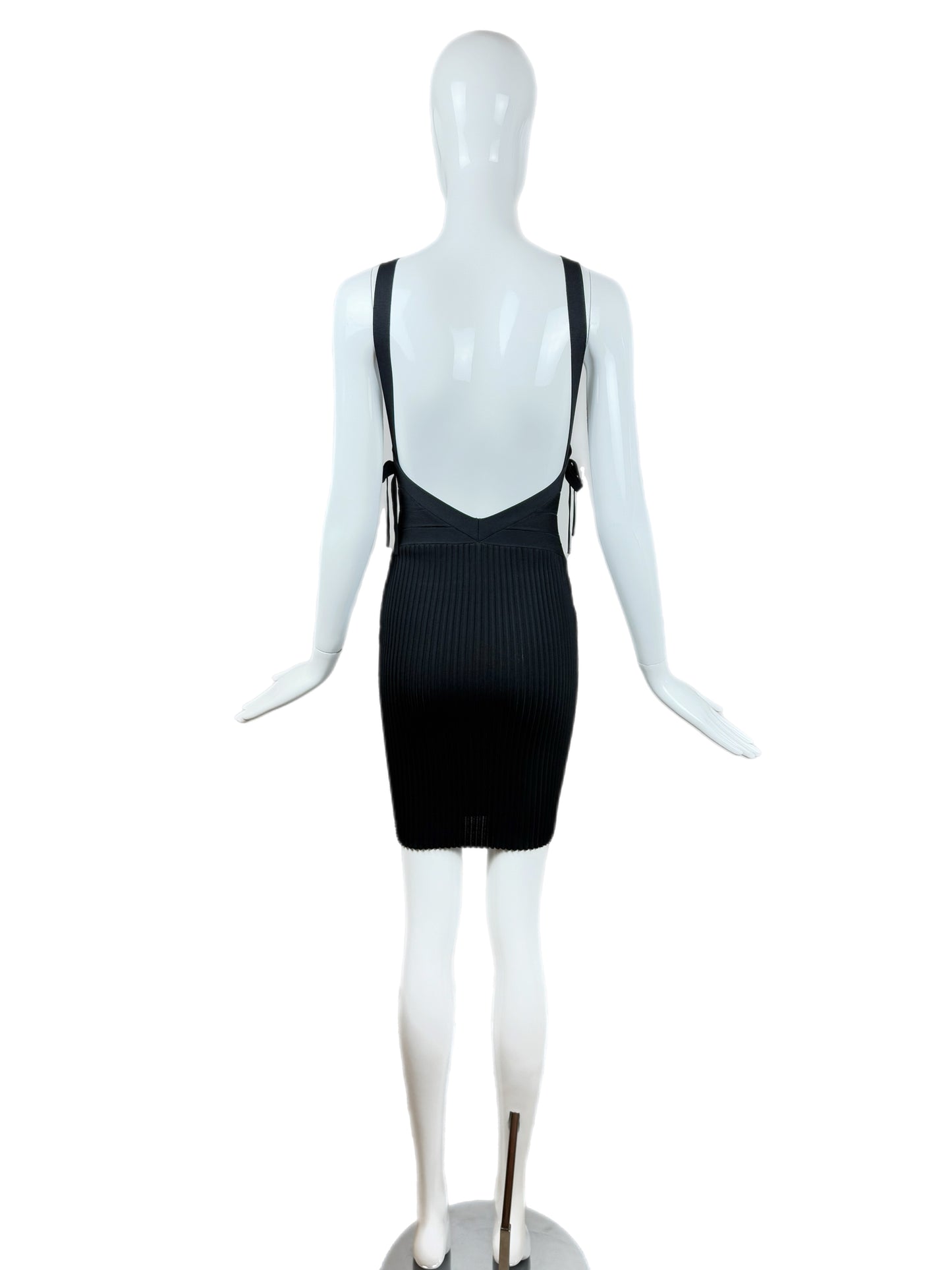 HERVE LEGER 90's Vintage Backless Mini Dress