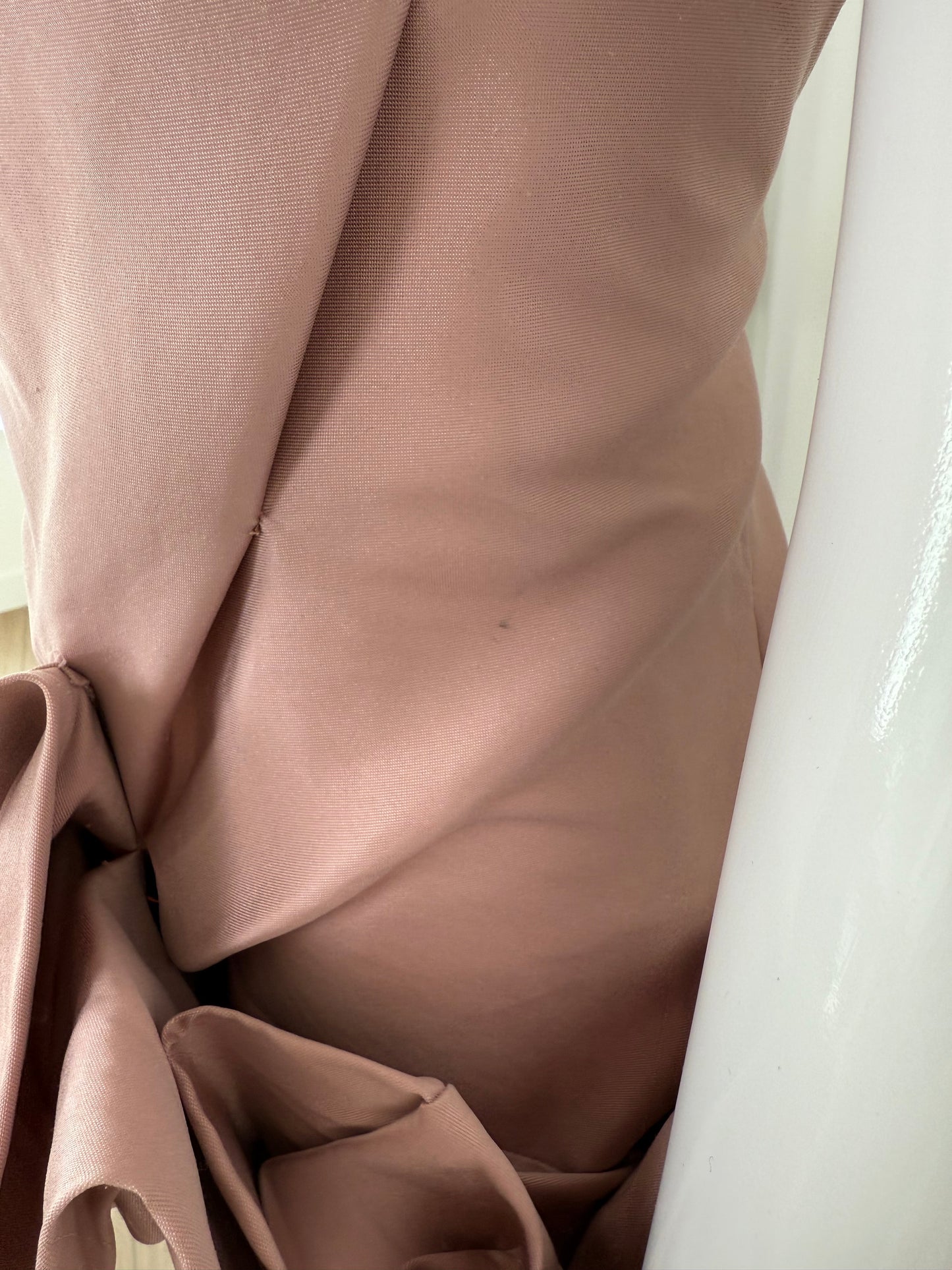 DONNA KARAN 2009 Vintage Pink Silk Evening Gown