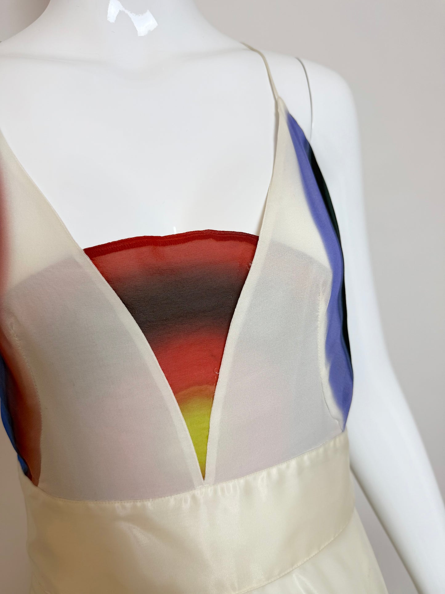 FENDI by KARL LAGERFELD 2008 Vintage Runway Silk Dress