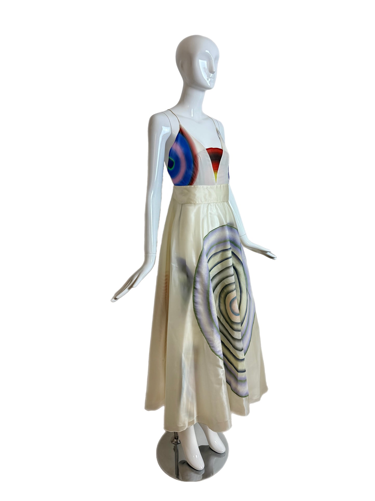 FENDI by KARL LAGERFELD 2008 Vintage Runway Silk Dress
