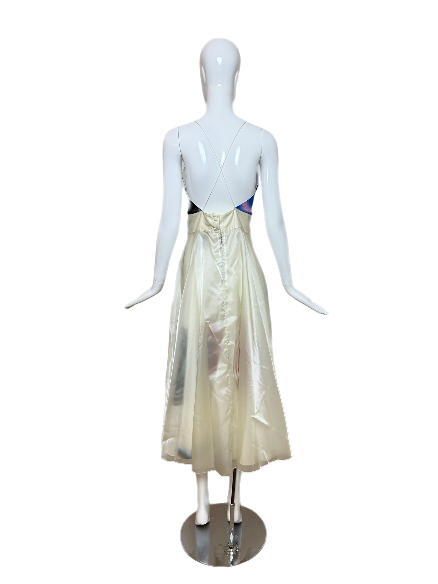 FENDI by KARL LAGERFELD 2008 Vintage Runway Silk Dress