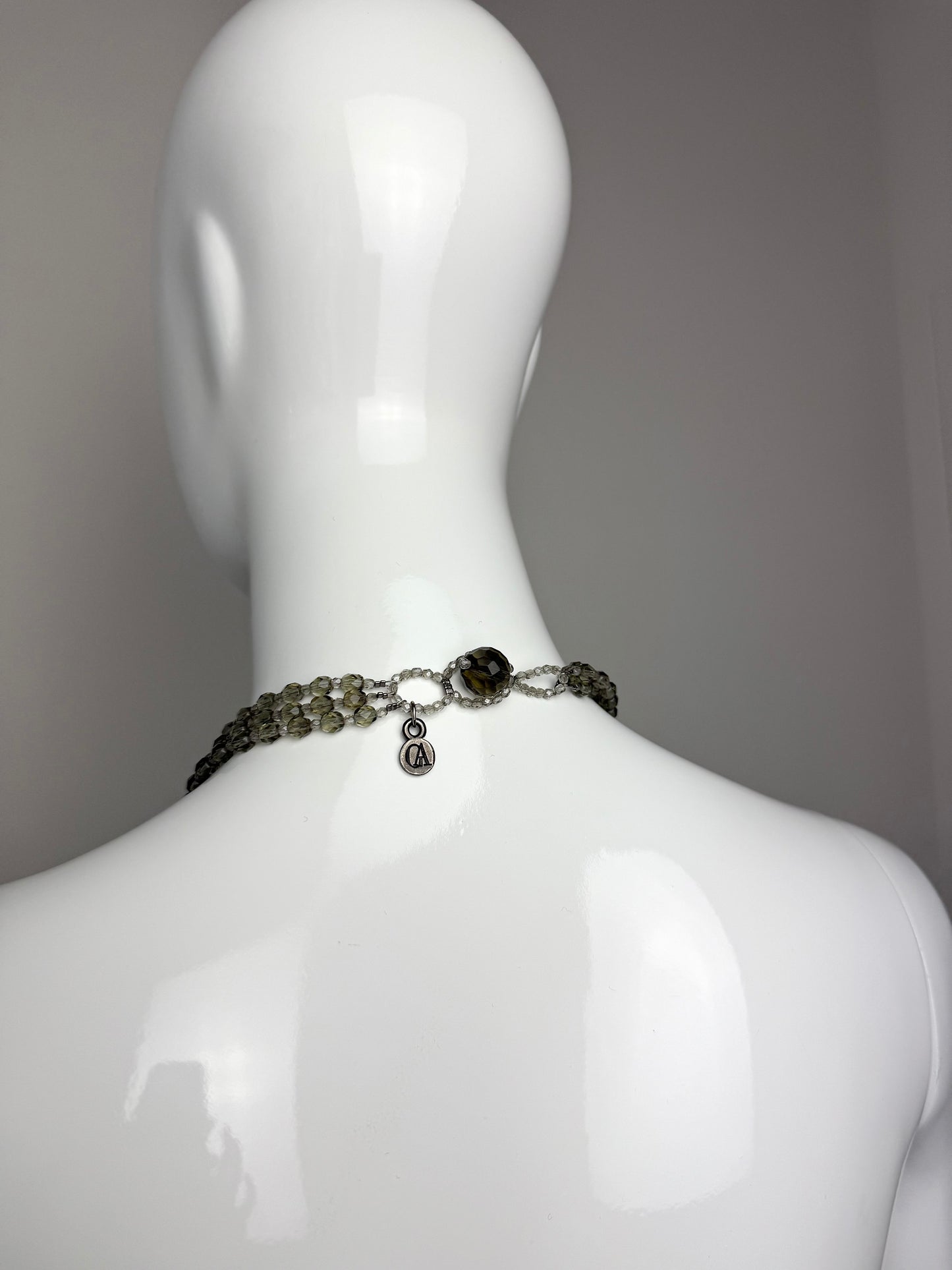 GIORGIO ARMANI 2005 Vintage Runway Star Layered Necklace