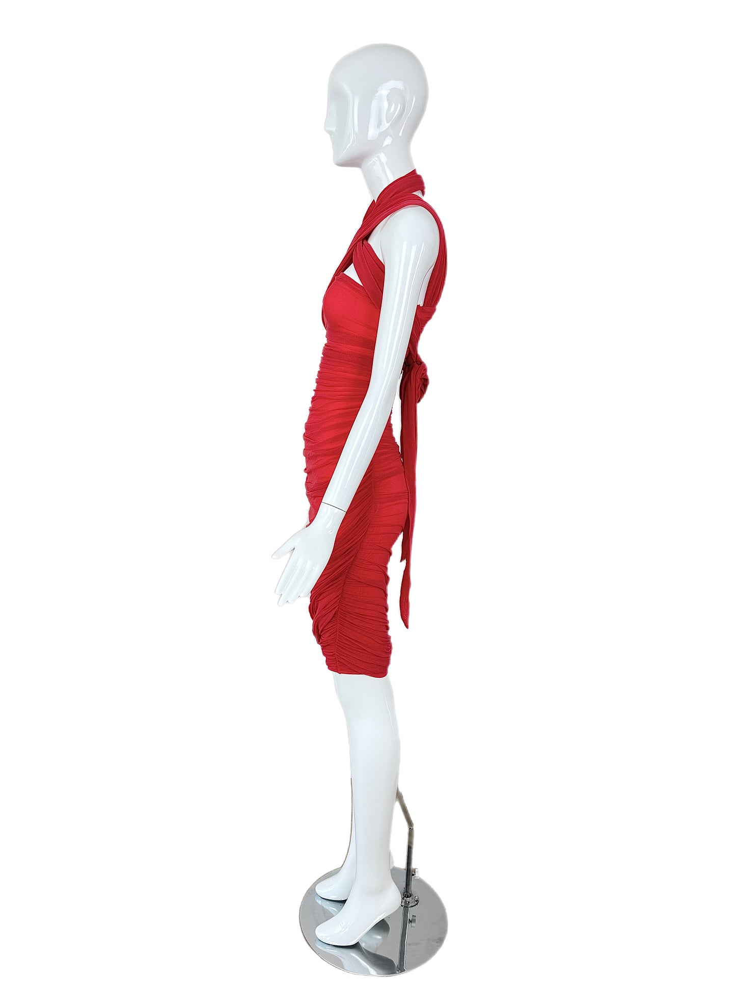 GIORGIO DI SANT ANGELO 80s/90s Vintage Ruched Dress