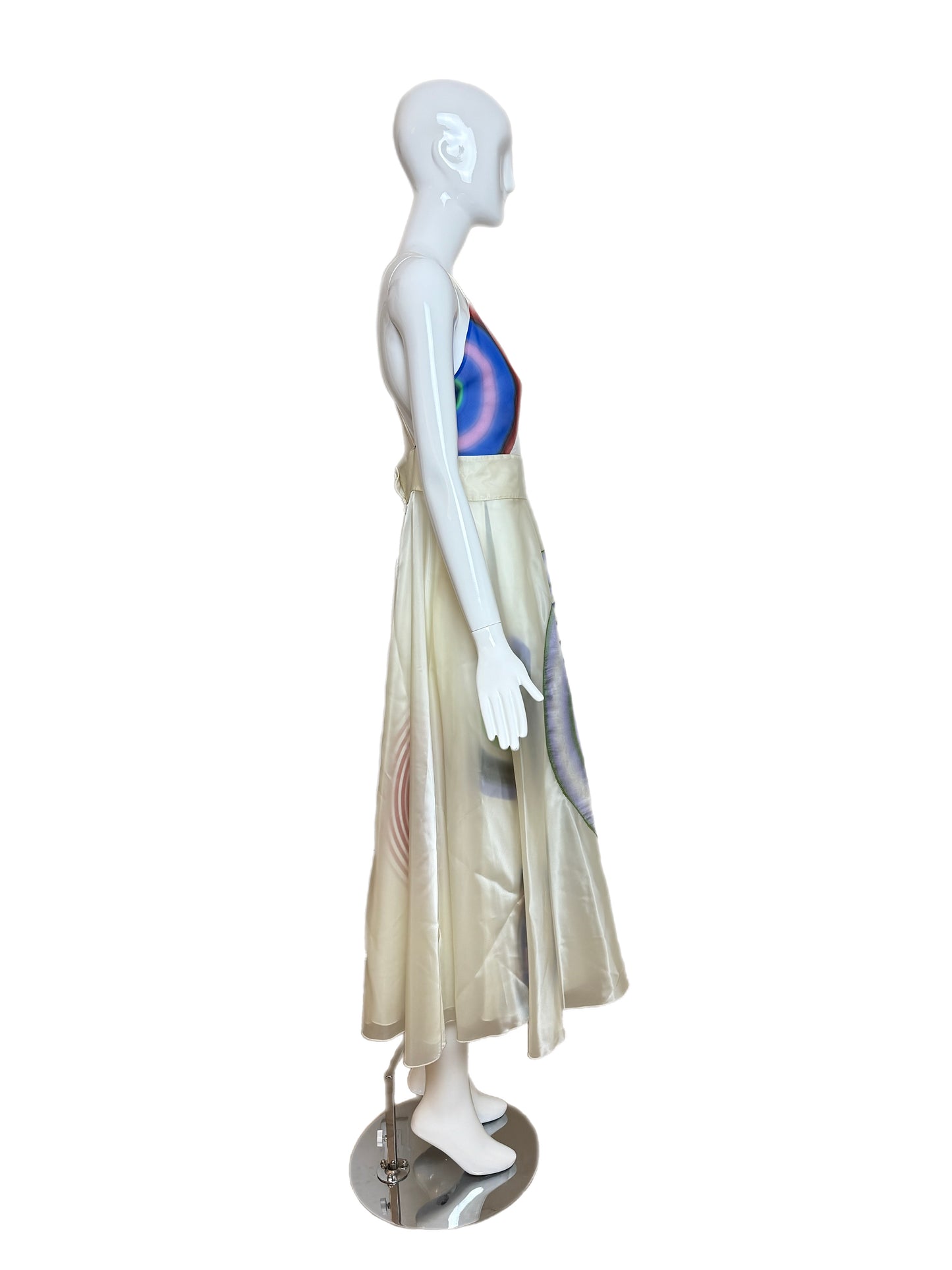 FENDI by KARL LAGERFELD 2008 Vintage Runway Silk Dress