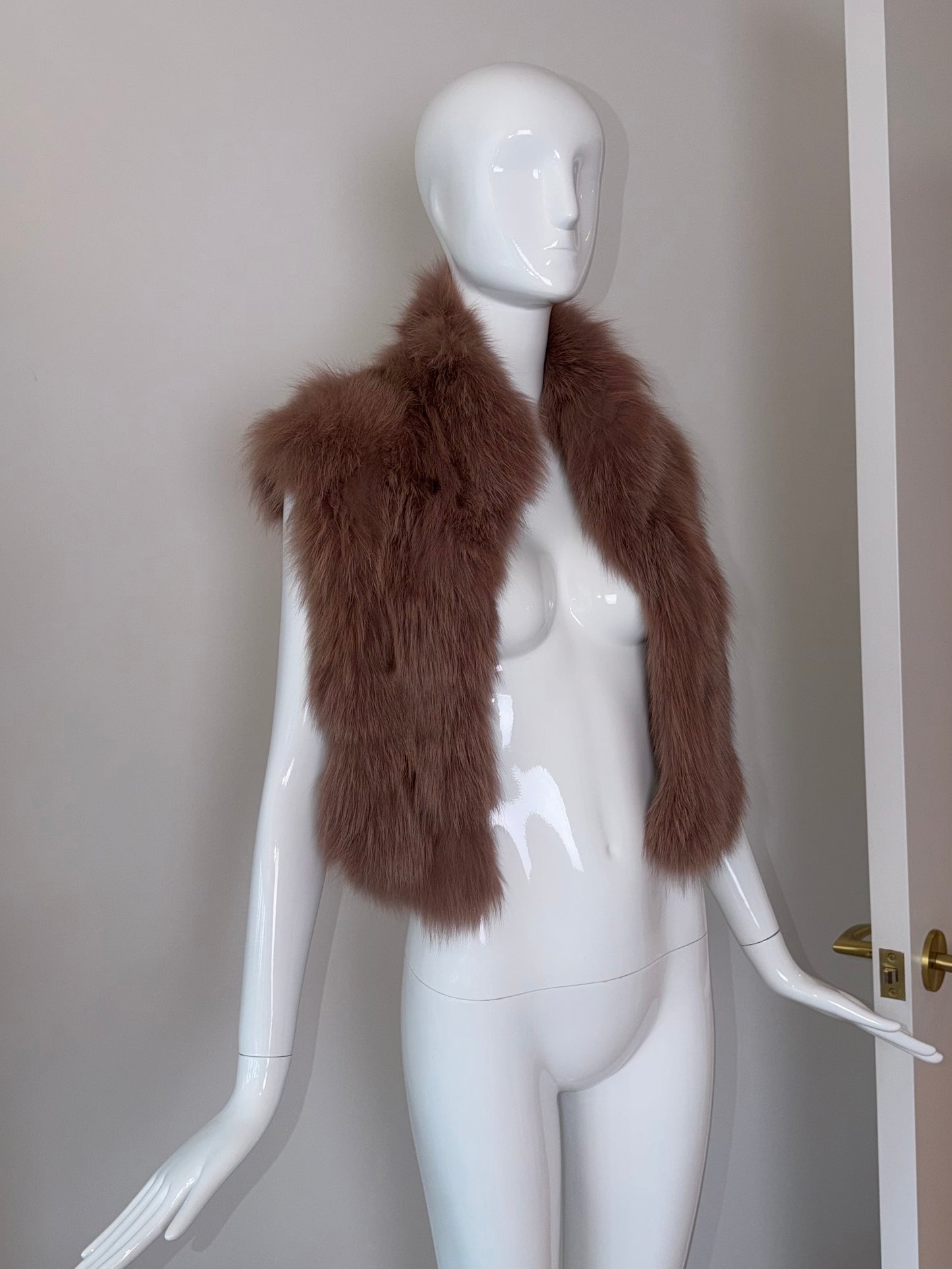 *USA ONLY* FAYCAL AMOR PLEIN SUD Vintage Fur Vest