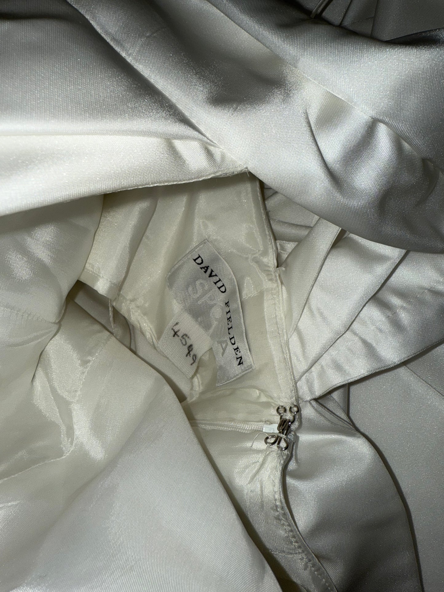 DAVID FIELDEN Sample Bridal Wedding Gown
