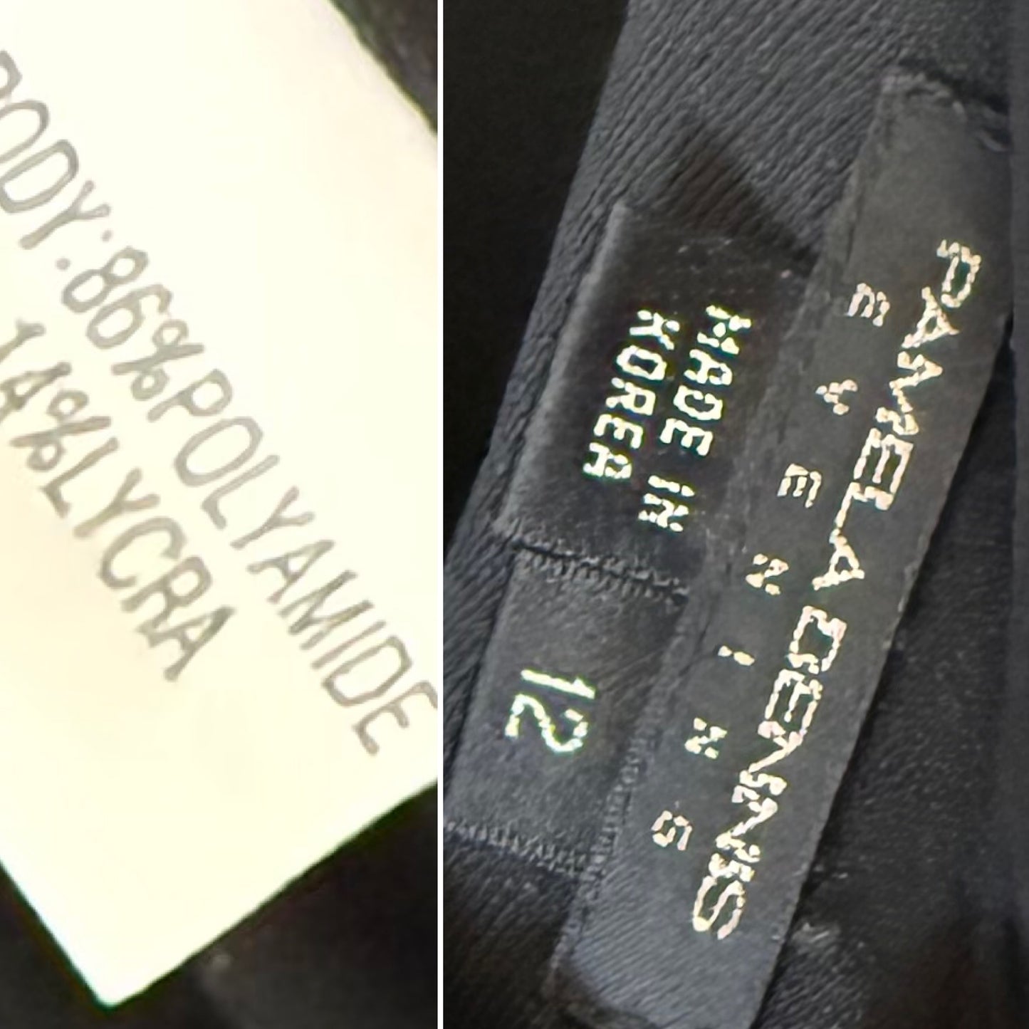 PAMELA DENNIS 2001 Vintage Black Backless Evening Gown
