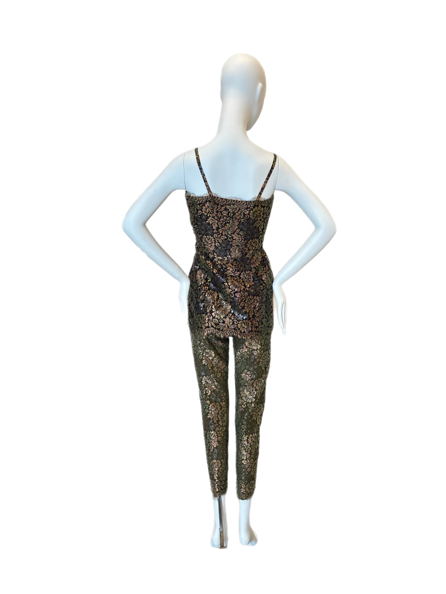 Angelo Tarlazzi vintage lace pant set