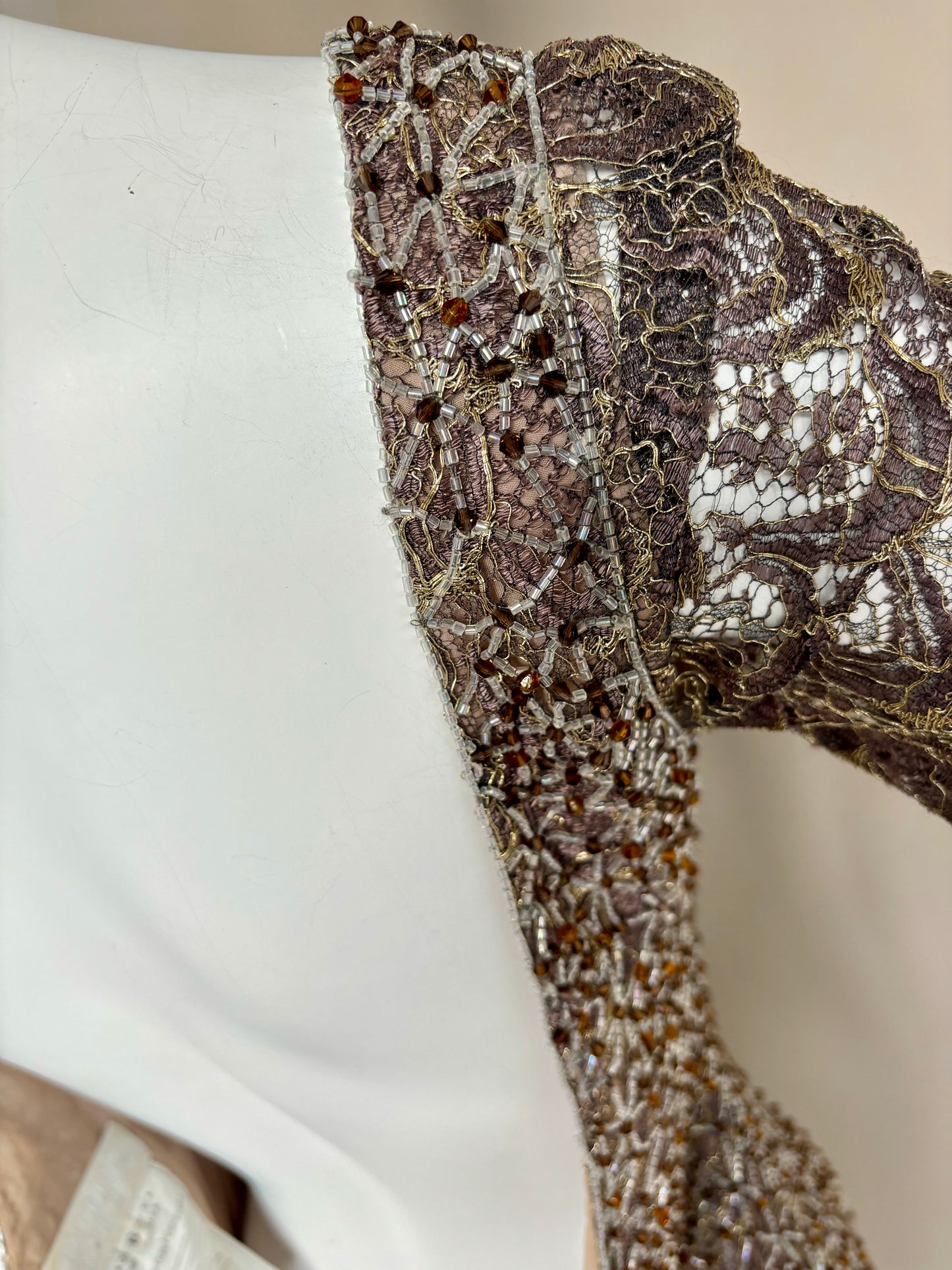 1997 vintage runway badgley mischka evening gown maxi dress