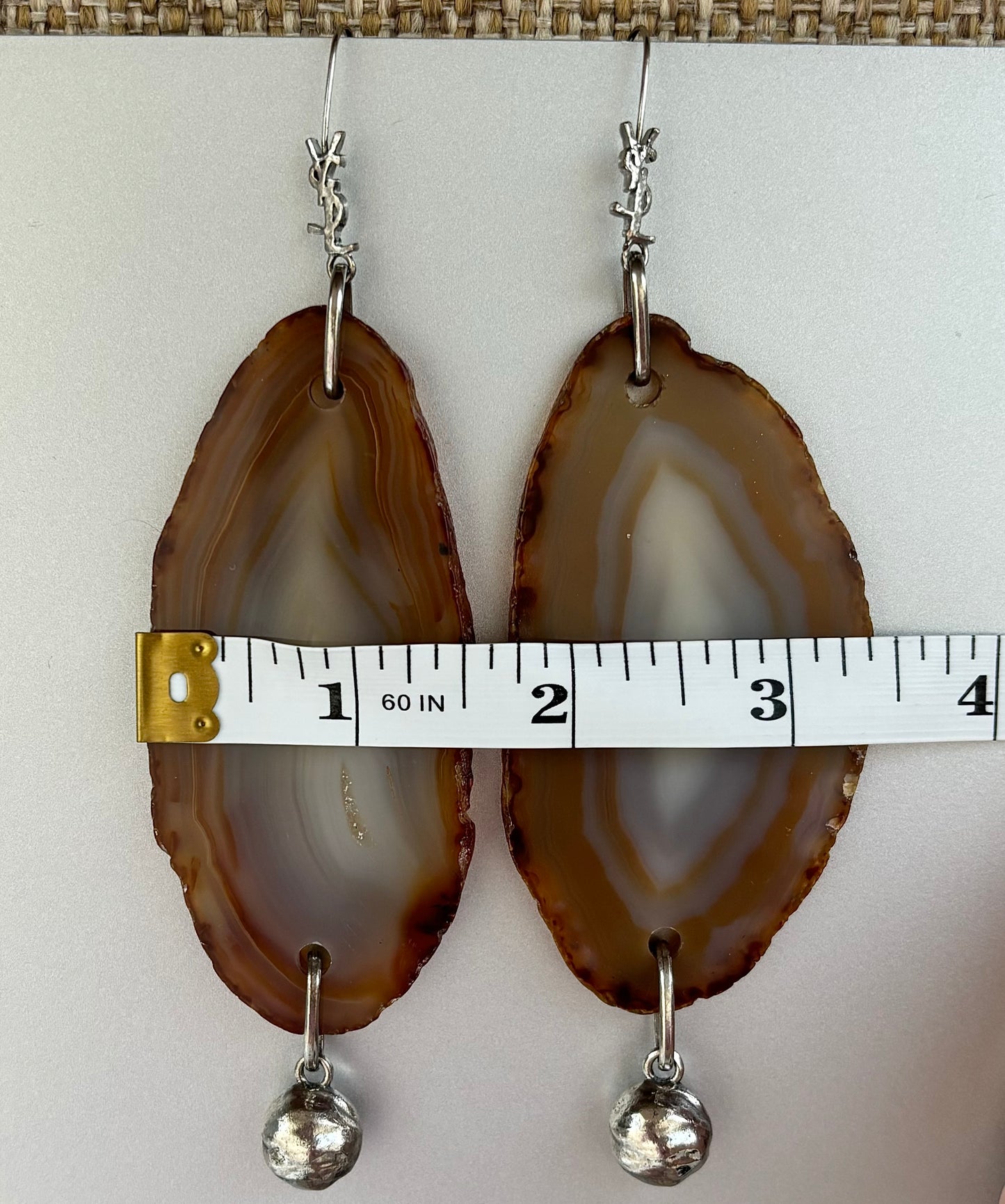 YVES SAINT LAURENT YSL 2010 Vintage Statement Drop Earrings