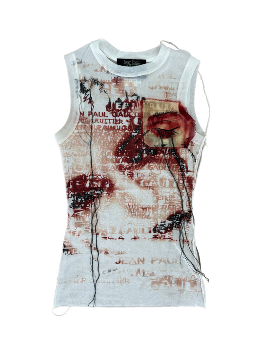 JEAN PAUL GAULTIER 2002 Vintage Mesh Tank Top