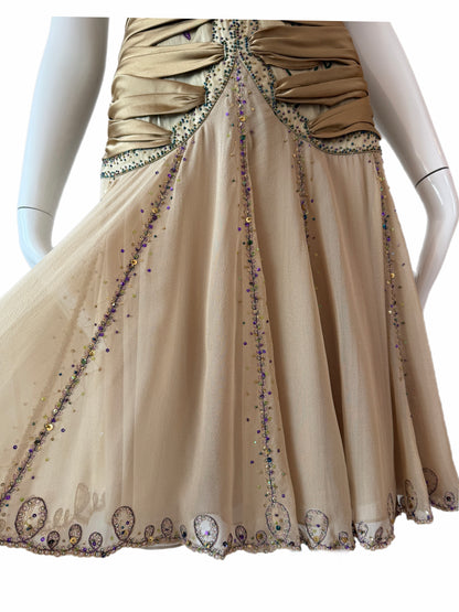 Mandalay Y2K Vintage Iconic Ruched Embellished Cocktail Dress