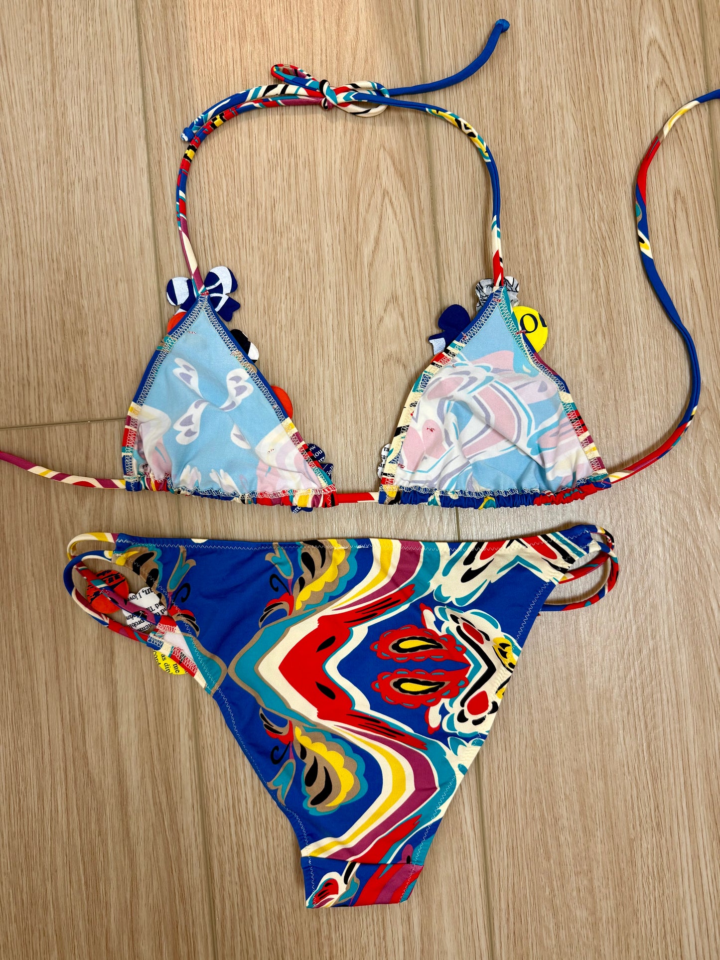 JOHN GALLIANO 2000's Vintage 2 Piece Bikini Bathing Suit