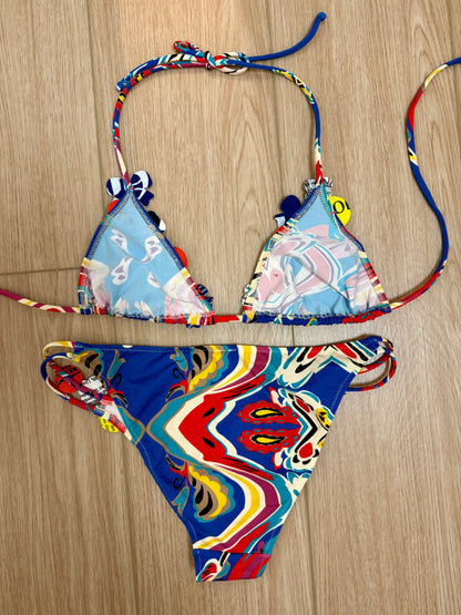 JOHN GALLIANO 2000's Vintage 2 Piece Bikini Bathing Suit