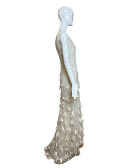 BADGLEY MISCHKA COUTURE 2011 Vintage Runway Bridal Wedding Gown