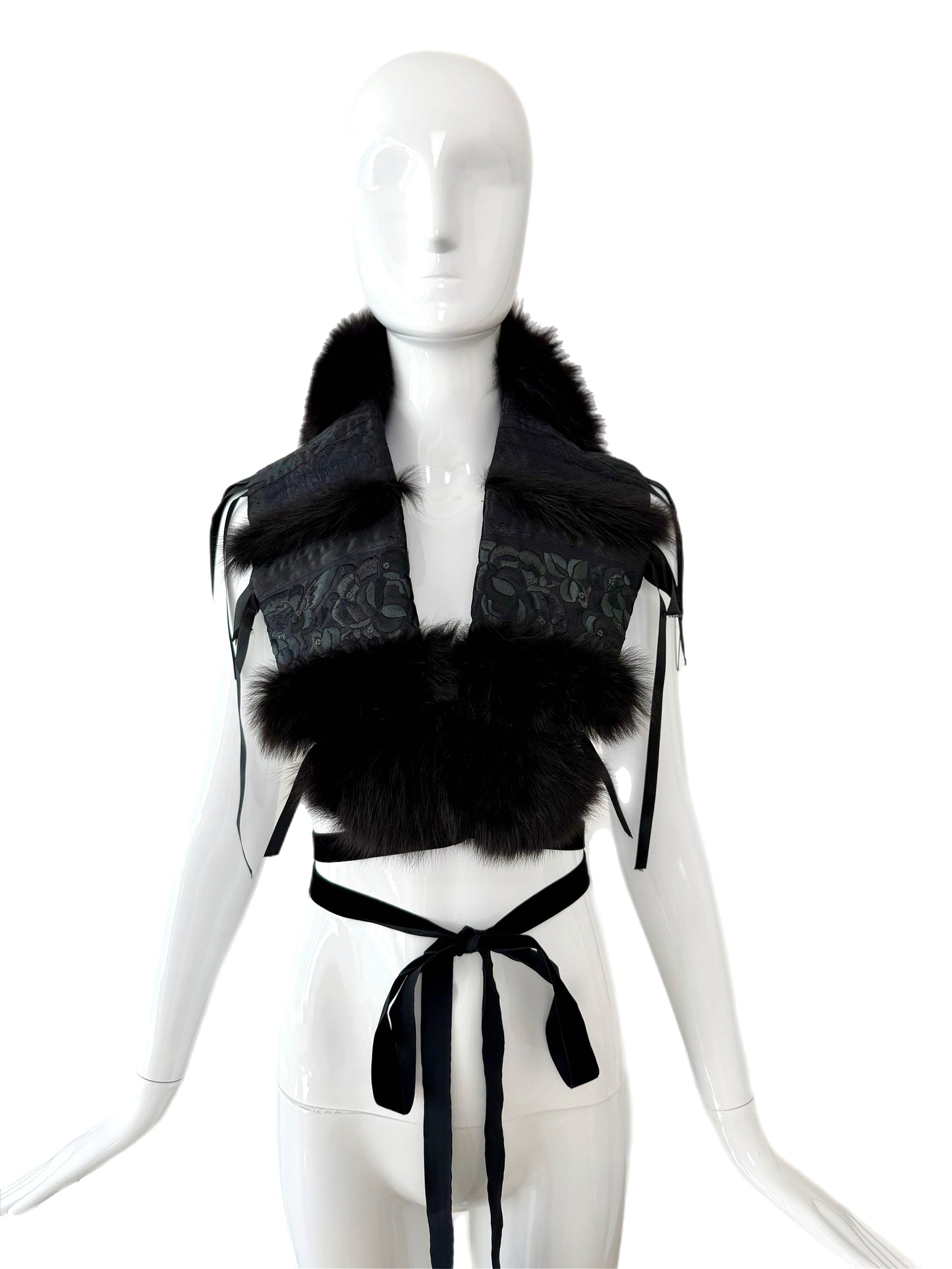 JOHN GALLIANO (USA ONLY REAL FUR) 2002 Vintage Fur Topper