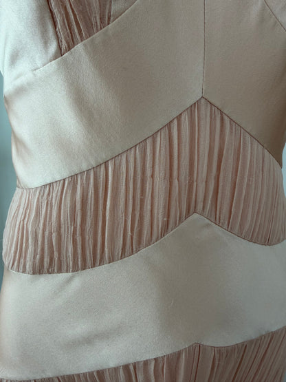 DIOR by JOHN GALLIANO 2003 Vintage Ballet Slipper Pink Silk Gown