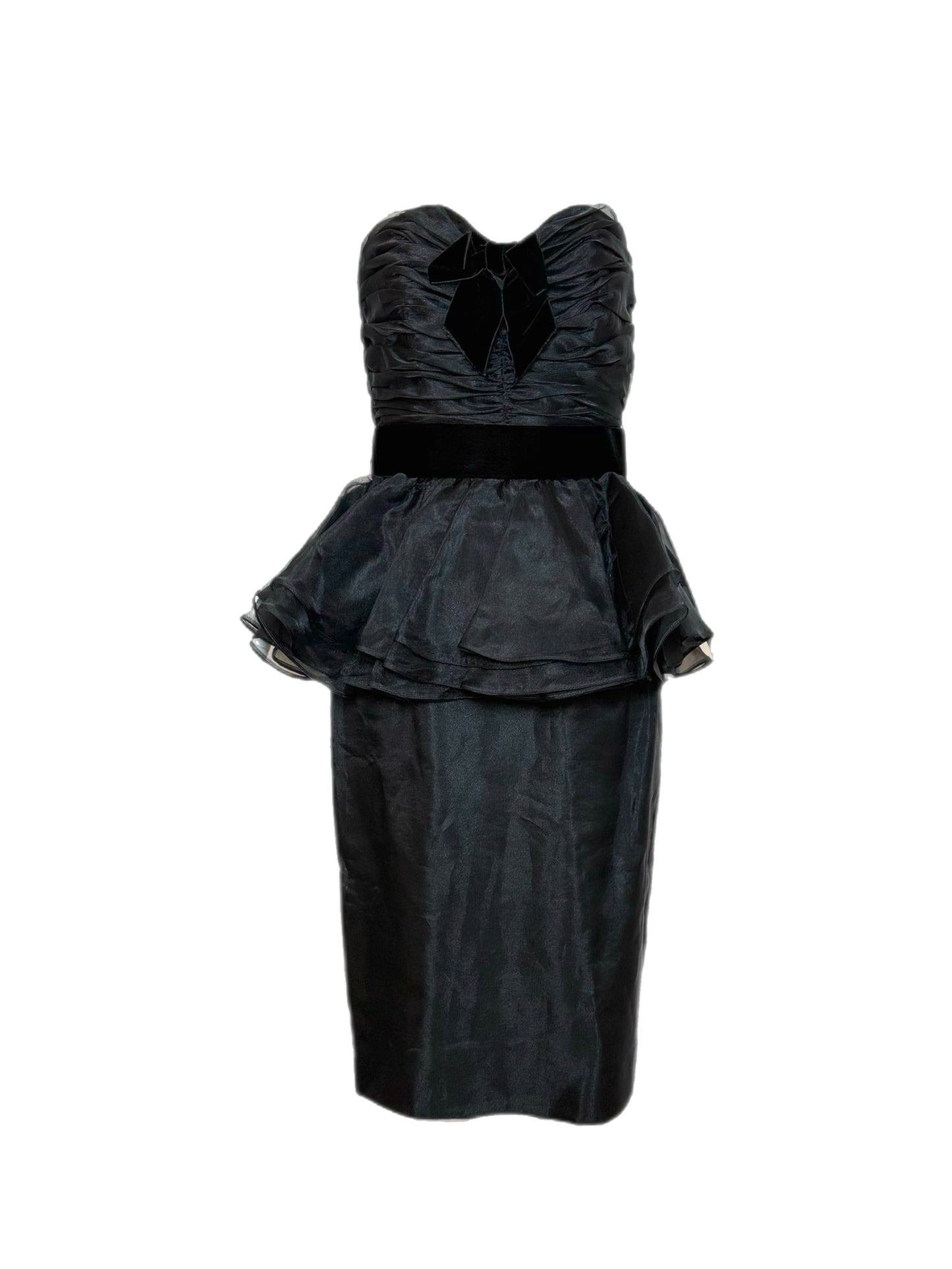 VICTOR COSTA 1986 Vintage Sample LBD