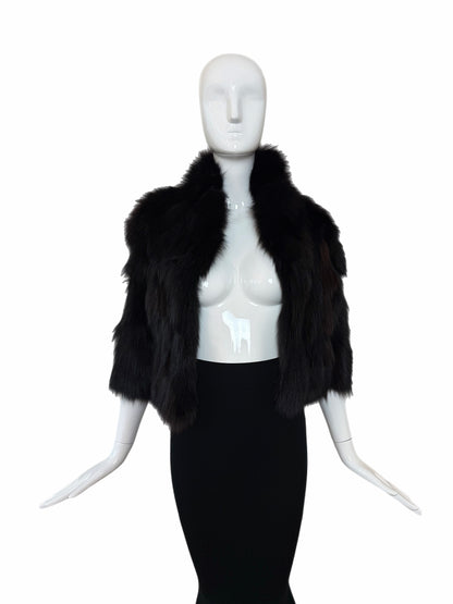 *USA ONLY* FAYCAL AMOR PLEIN SUD Vintage Fur Bolero
