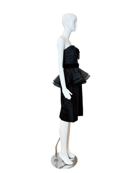 VICTOR COSTA 1986 Vintage Sample LBD