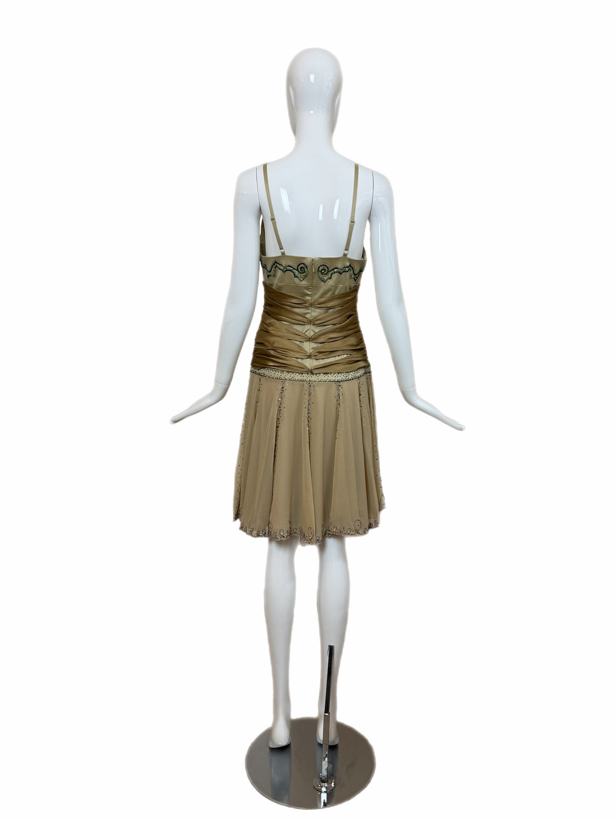 Mandalay Y2K Vintage Iconic Ruched Embellished Cocktail Dress