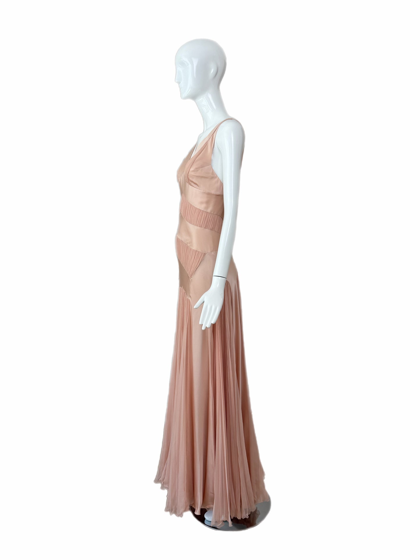 DIOR by JOHN GALLIANO 2003 Vintage Ballet Slipper Pink Silk Gown