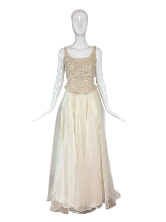 CARMEN MARC VALVO 1996 Vintage Runway Skirt Set