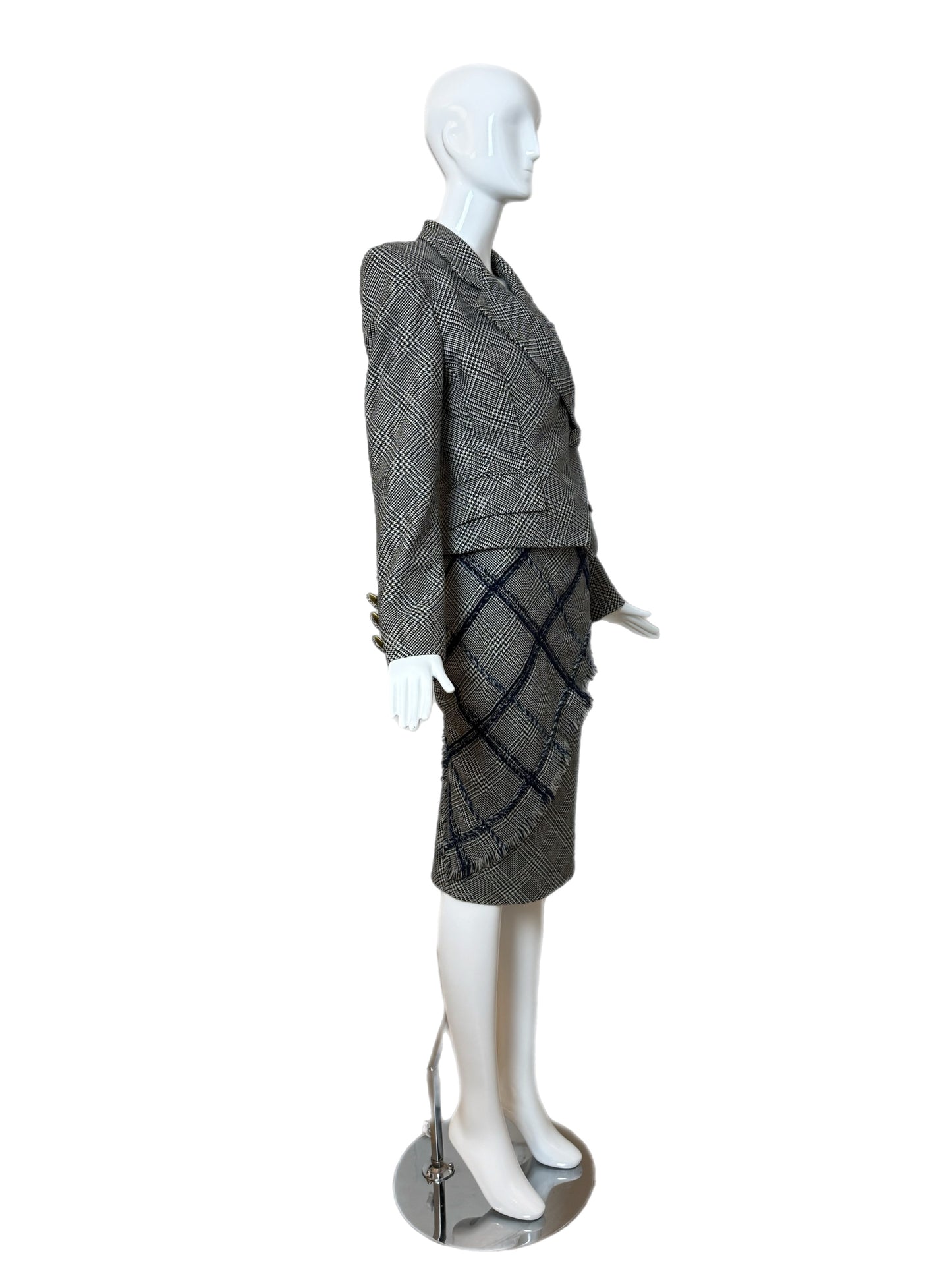 GIANFRANCO FERRE 90's Vintage 3 Piece Skirt Suit Set Ensemble