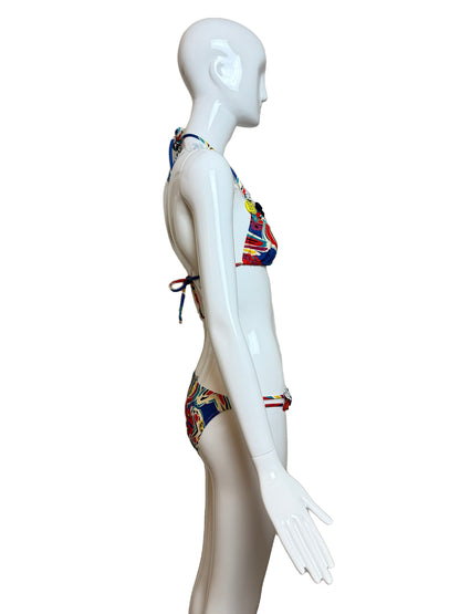 JOHN GALLIANO 2000's Vintage 2 Piece Bikini Bathing Suit