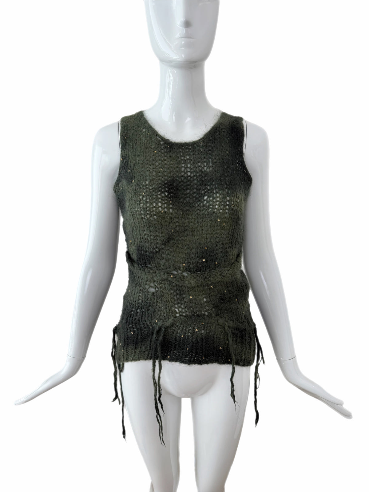 JUNYA WANTANABE COMME DES GARCONS 2006 Vintage Runway Style Grunge 3 Piece Sweater