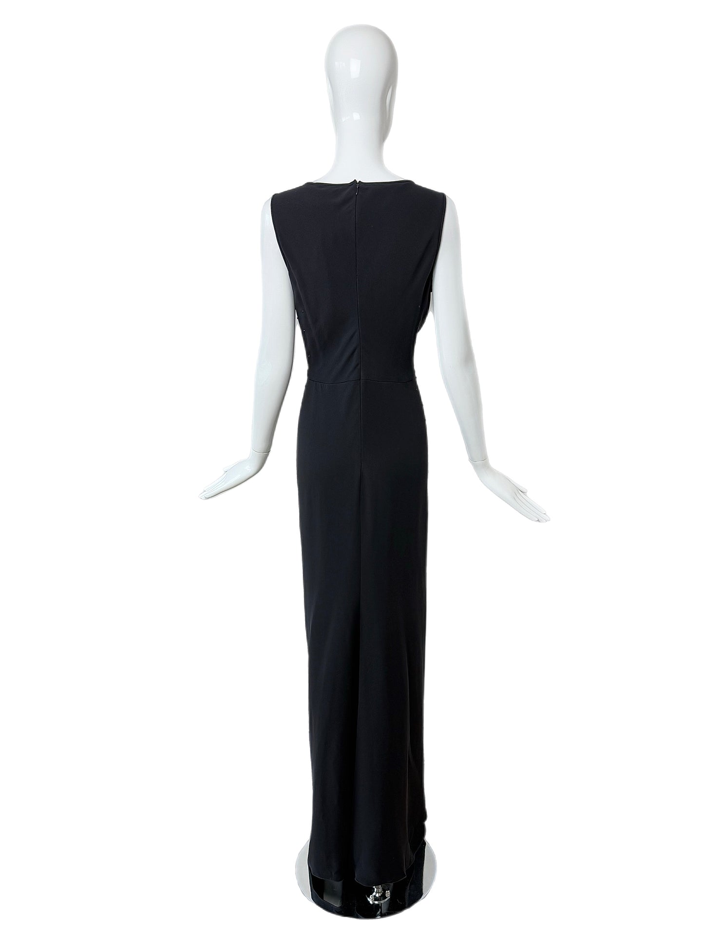 ARMANI COLLEZIONI 2011 Vintage Silk Embellished Evening Gown